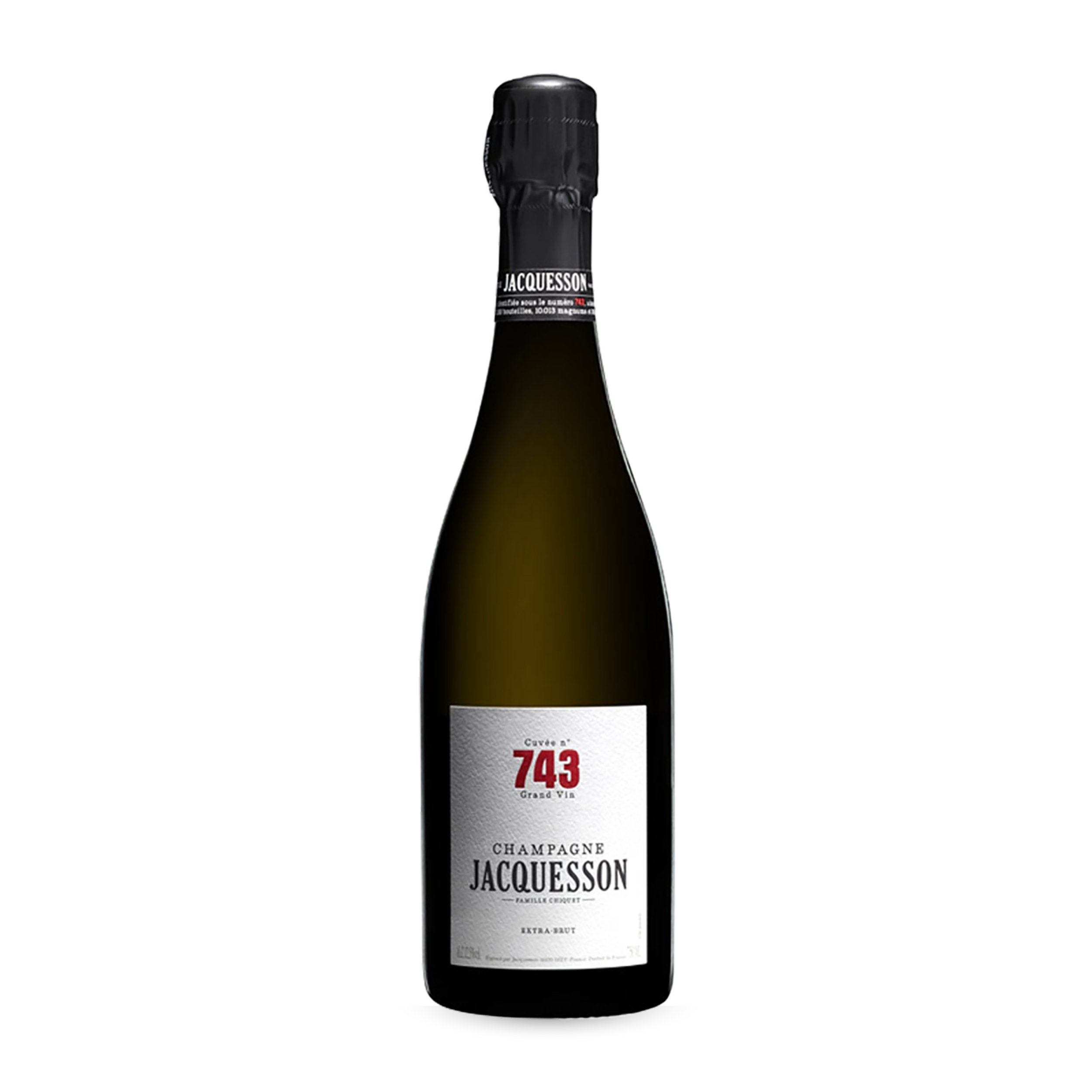 Champagne Jacquesson Cuvee n 745 Grand Vin Extra Brut 750 ml 12,5%vol - chardonnay 61%, pinot meunier 21%, pinot noir 18%