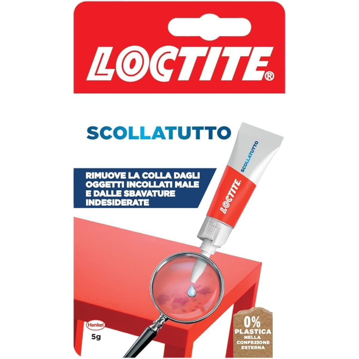 Loctite Scollatutto, Rimuovi colla per tutte le superfici 5g