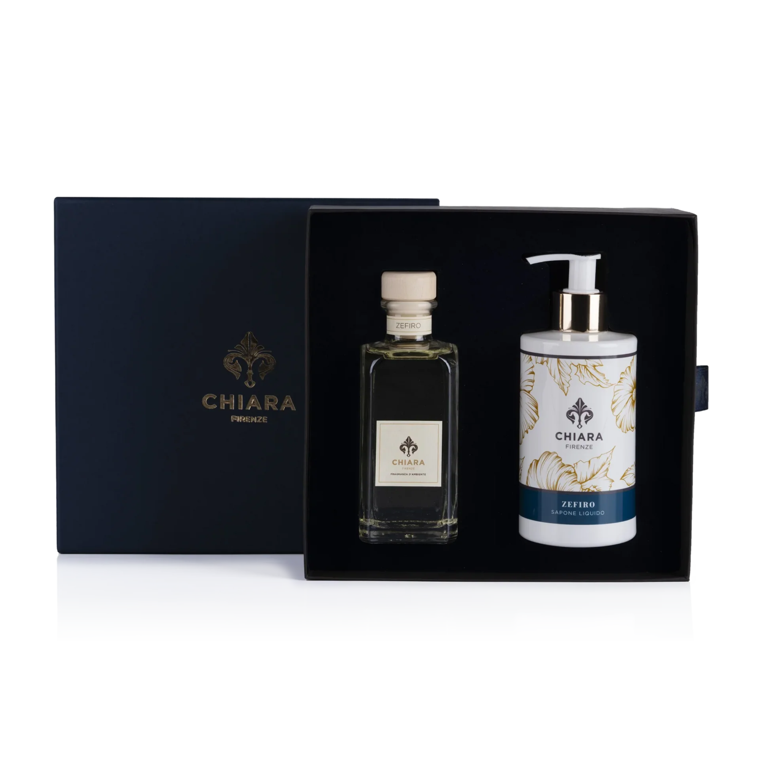 Fragranza per ambiente e sapone Chiara Firenze - elegante cofanetto
