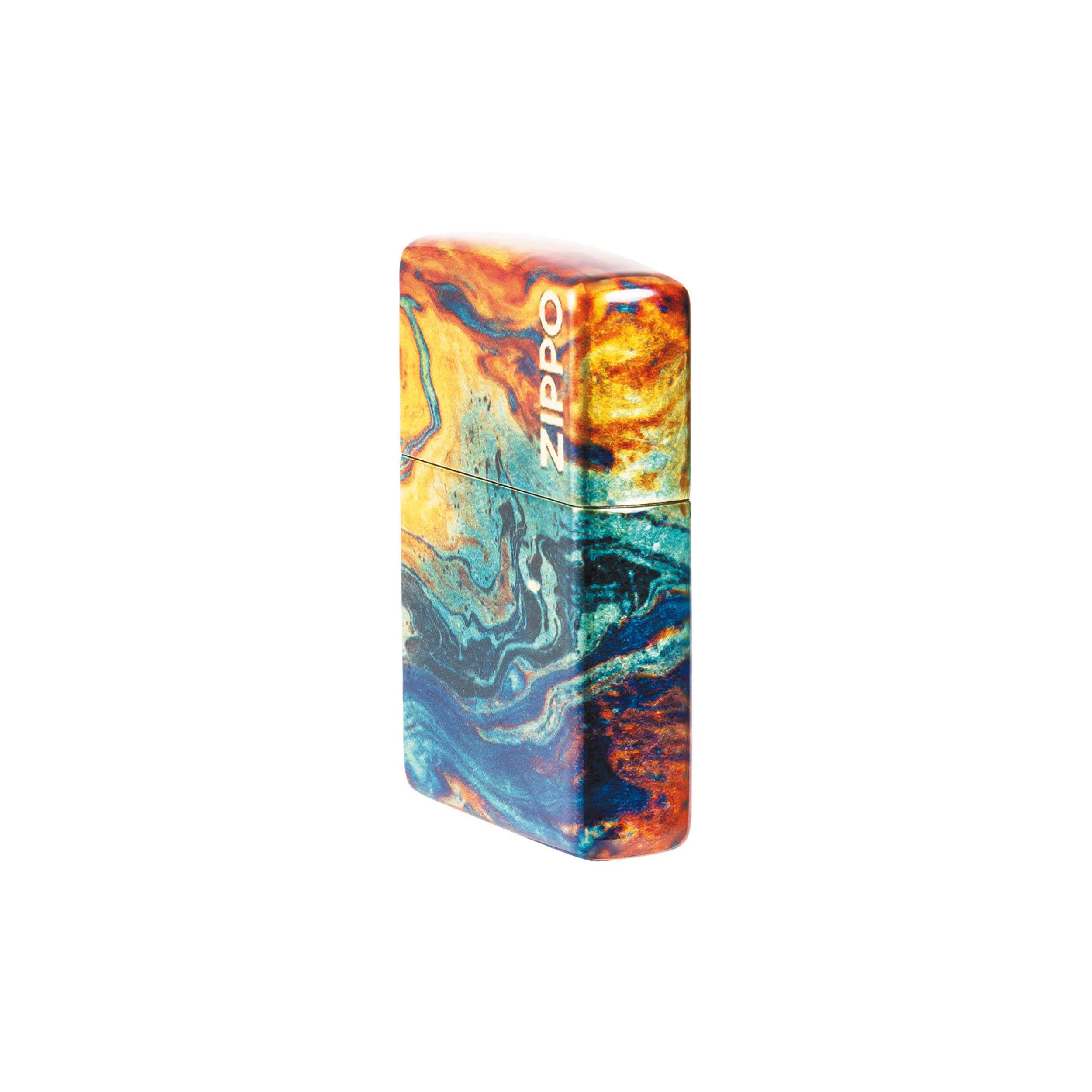 Accendino Colorful Zippo - Novità 2024 in metallo a benzina - ricaricabile - antivento