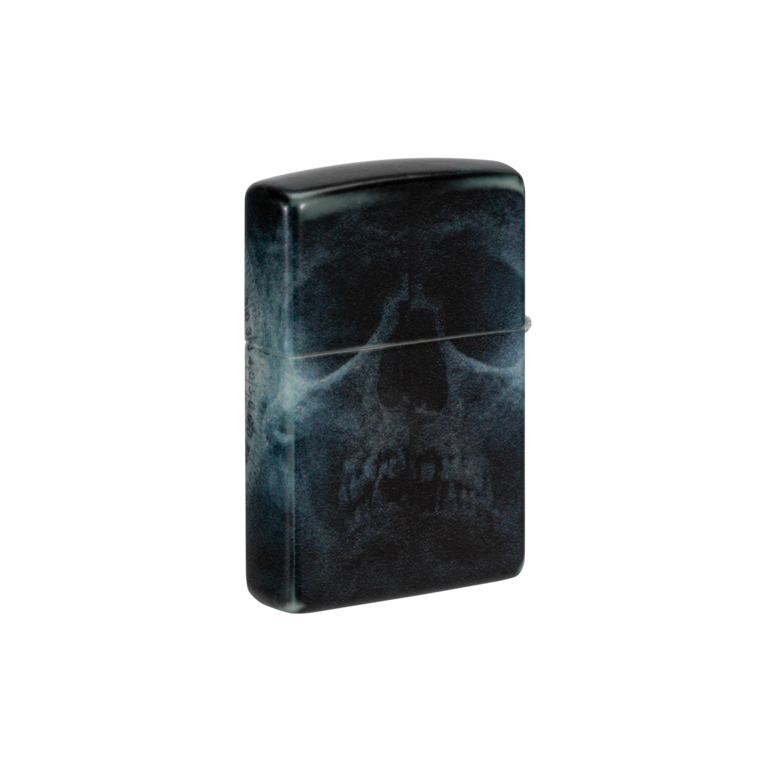 Accendino ZIppo Compass Ghost in metallo a benzina - ricaricabile - antivento - bussola