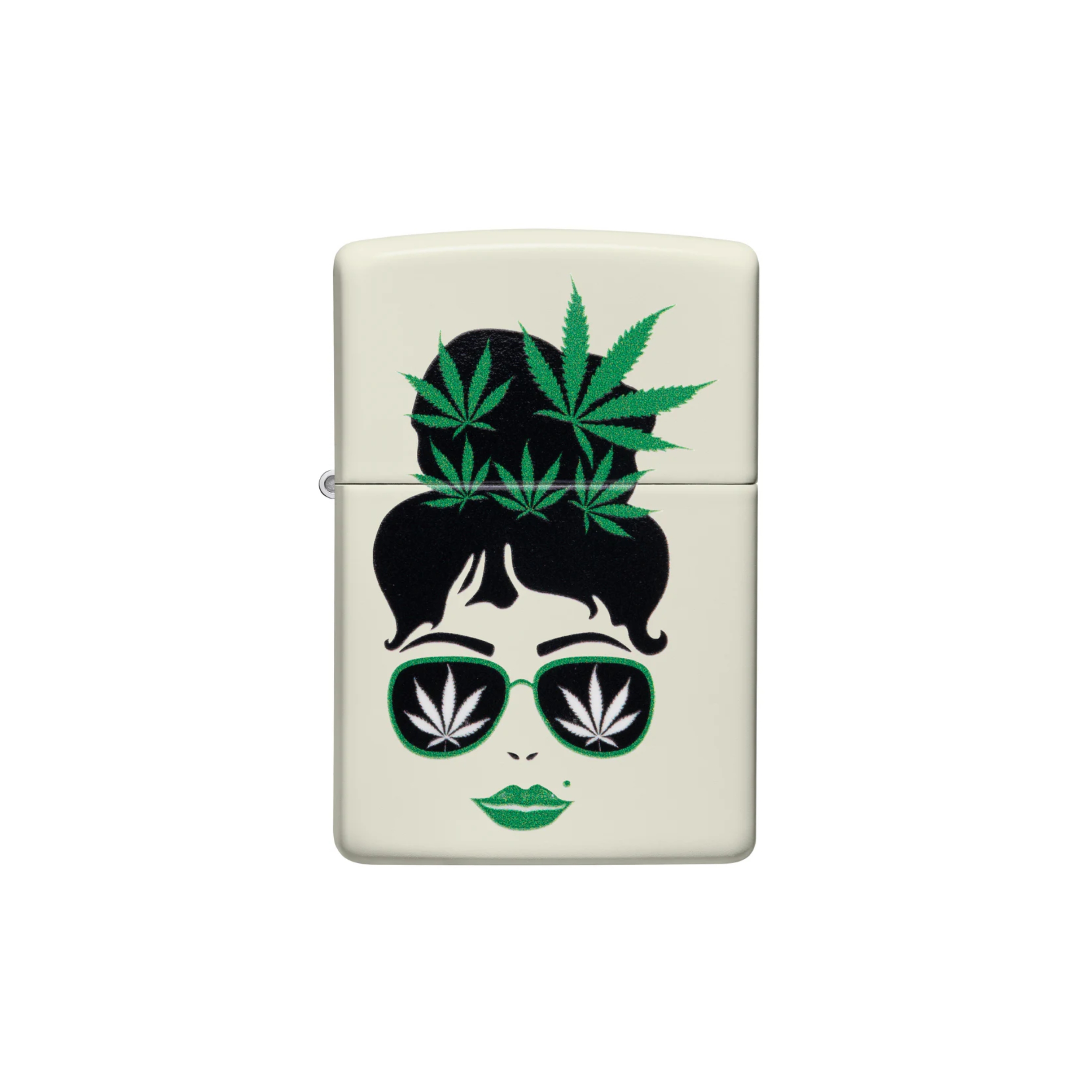 Accendino Zippo Leaf in metallo a benzina - ricaricabile - antivento