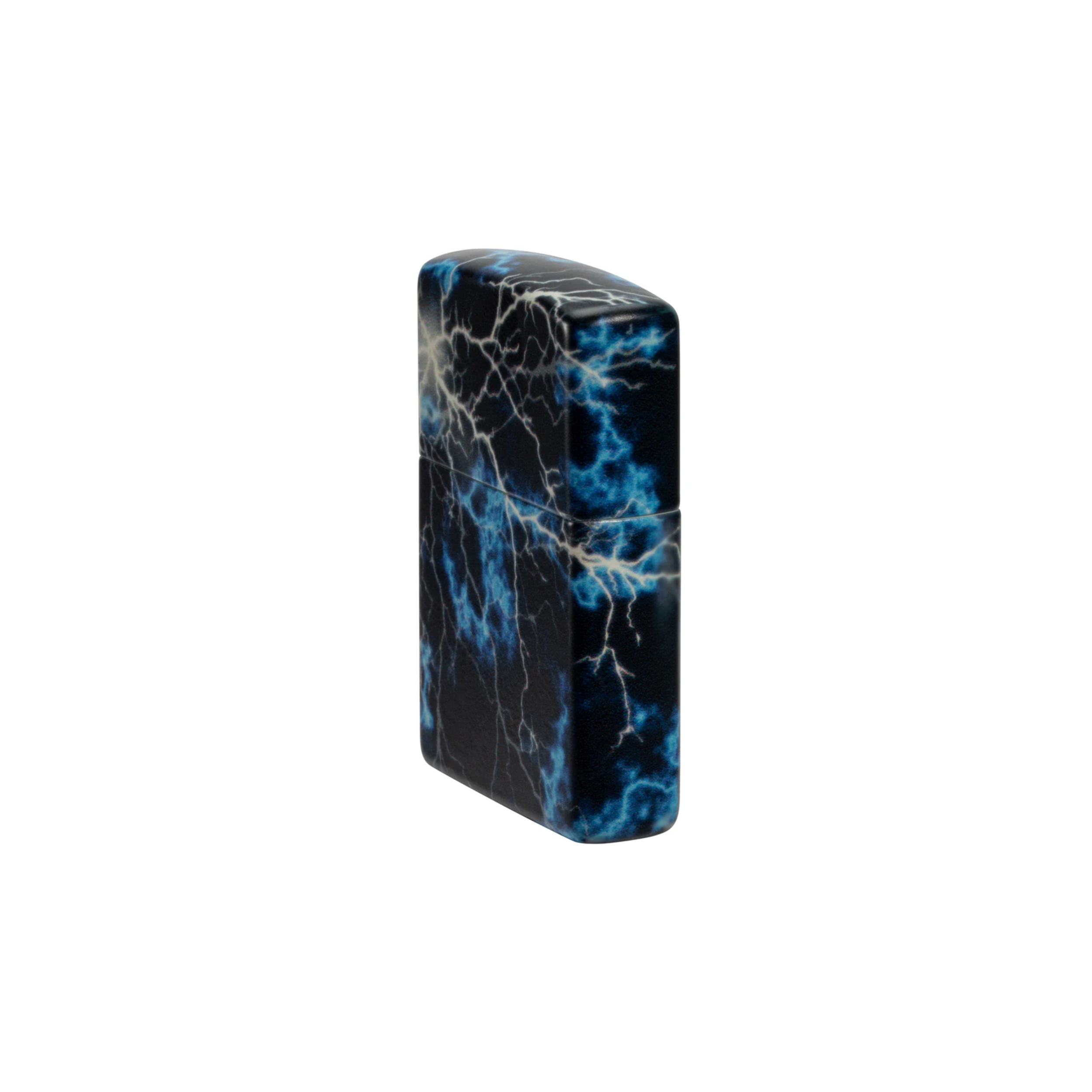 Accendino Zippo Lightning in metallo a benzina - ricaricabile - antivento - temporale