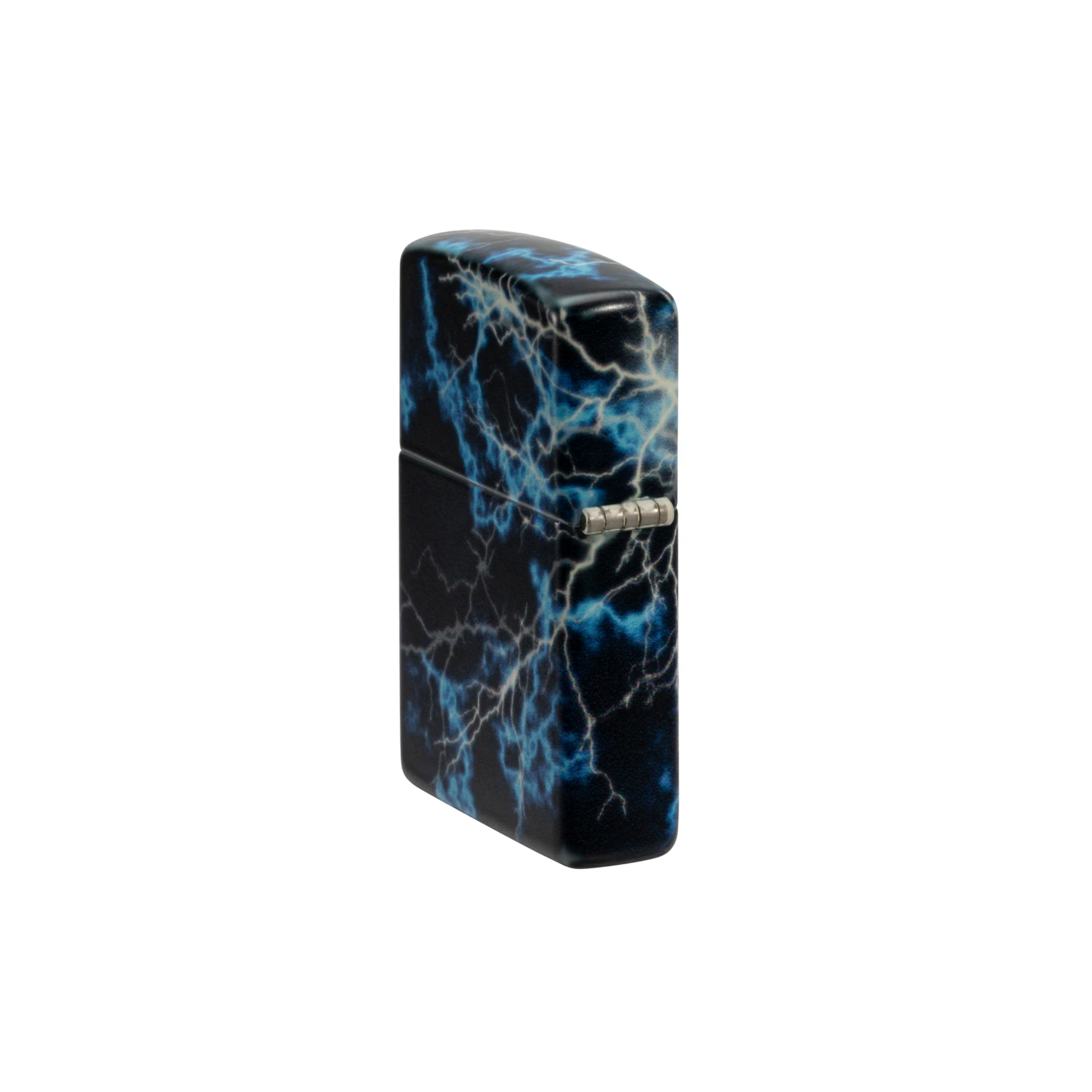 Accendino Zippo Lightning in metallo a benzina - ricaricabile - antivento - temporale