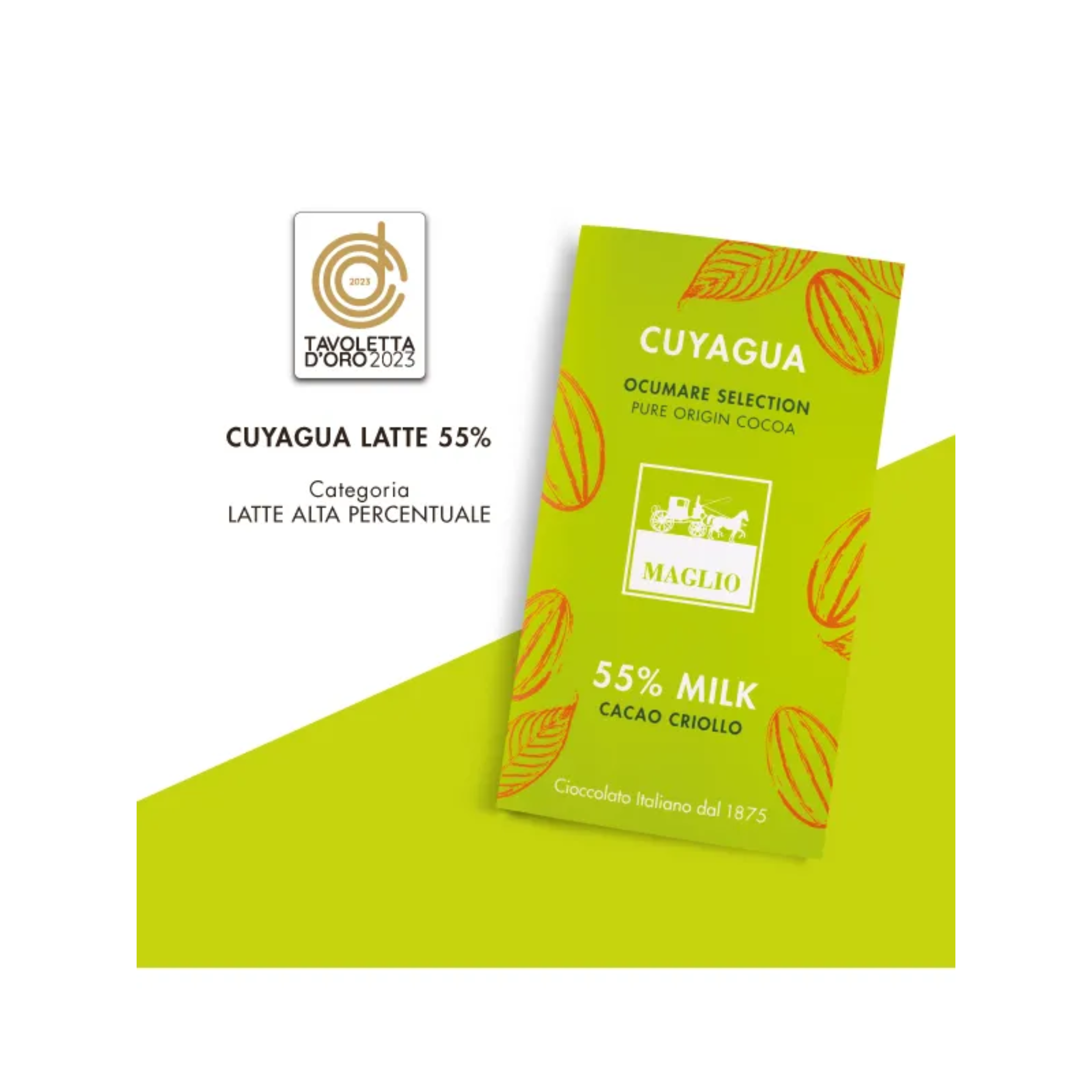 60 g Tavoletta Cioccolato al Latte – CRIOLLO CUYAGUA 55% LATTE