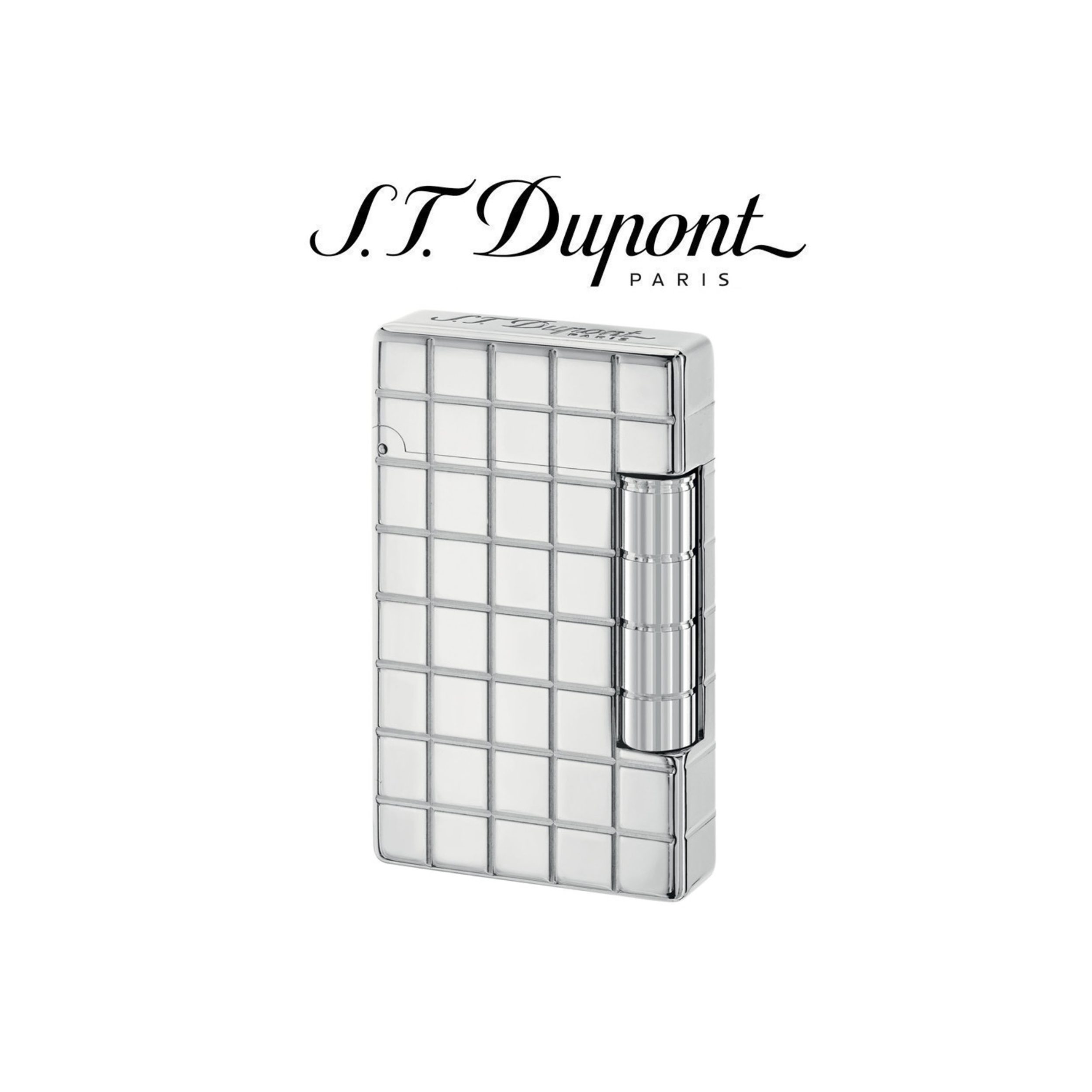 Accendino St Dupont Initial Bronze blanc - fiamma classica