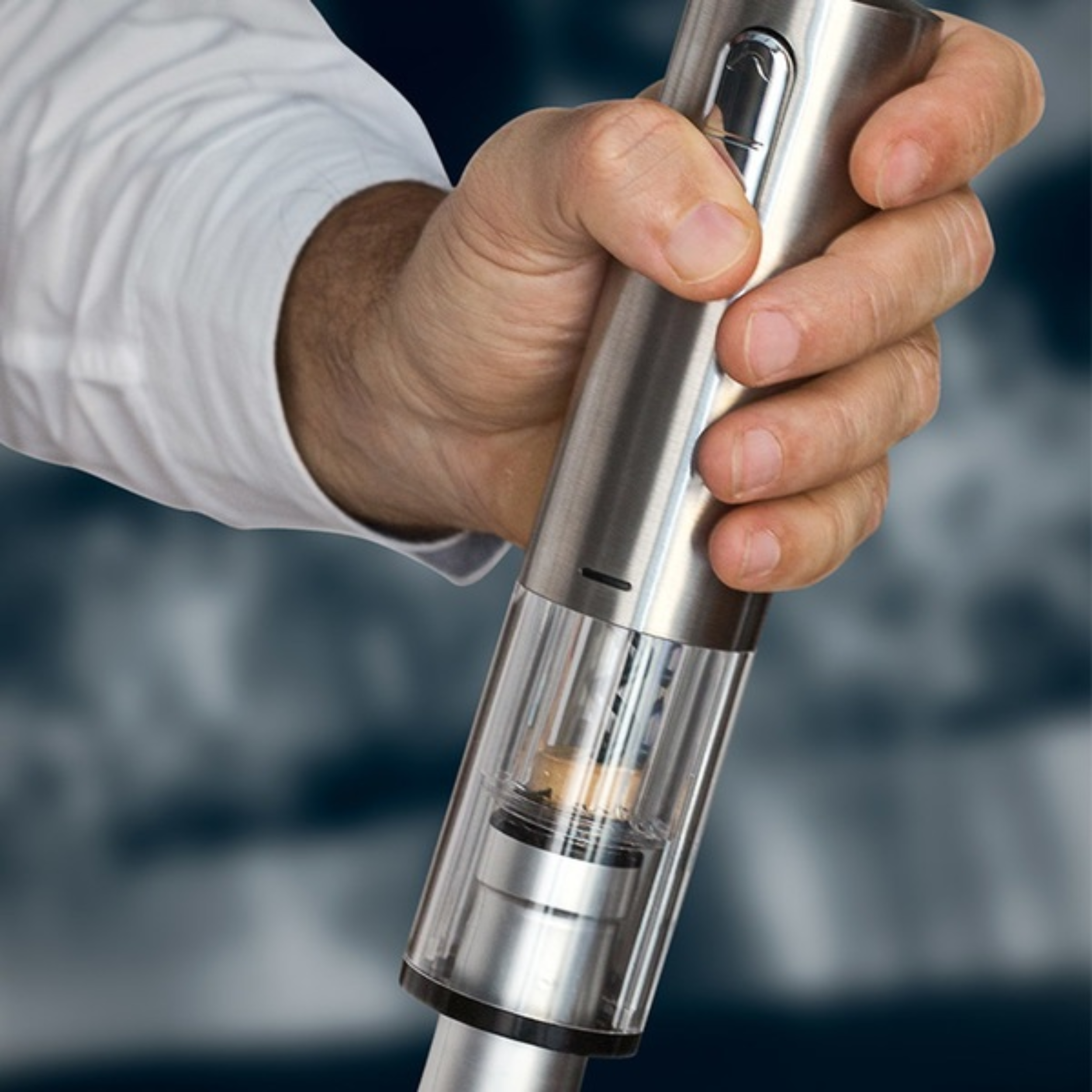 Cavatappi elettrico Balvi L´Hedoniste Colore argento per il vino - elettrico Batteria ricaricabile
