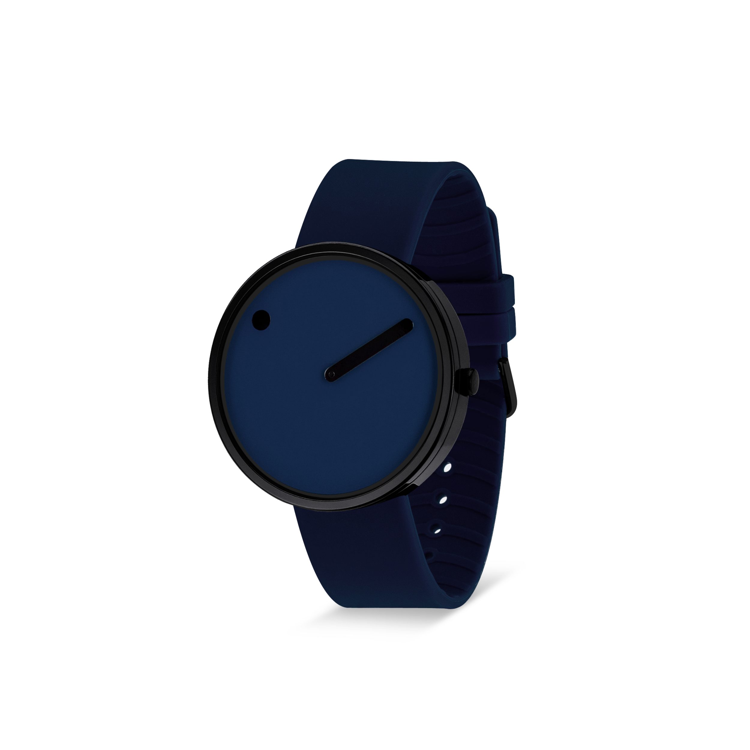 Orologio Picto navy blue - quadrante navy blue - cinturino in silicone