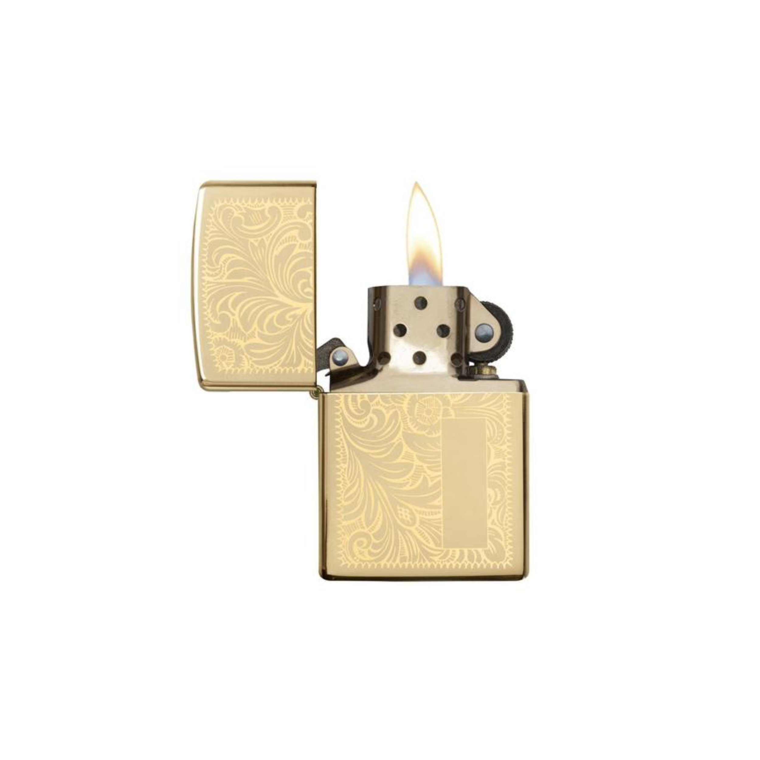 Accendino Zippo Venetian 352B in metallo a benzina - ricaricabile - antivento - decoro