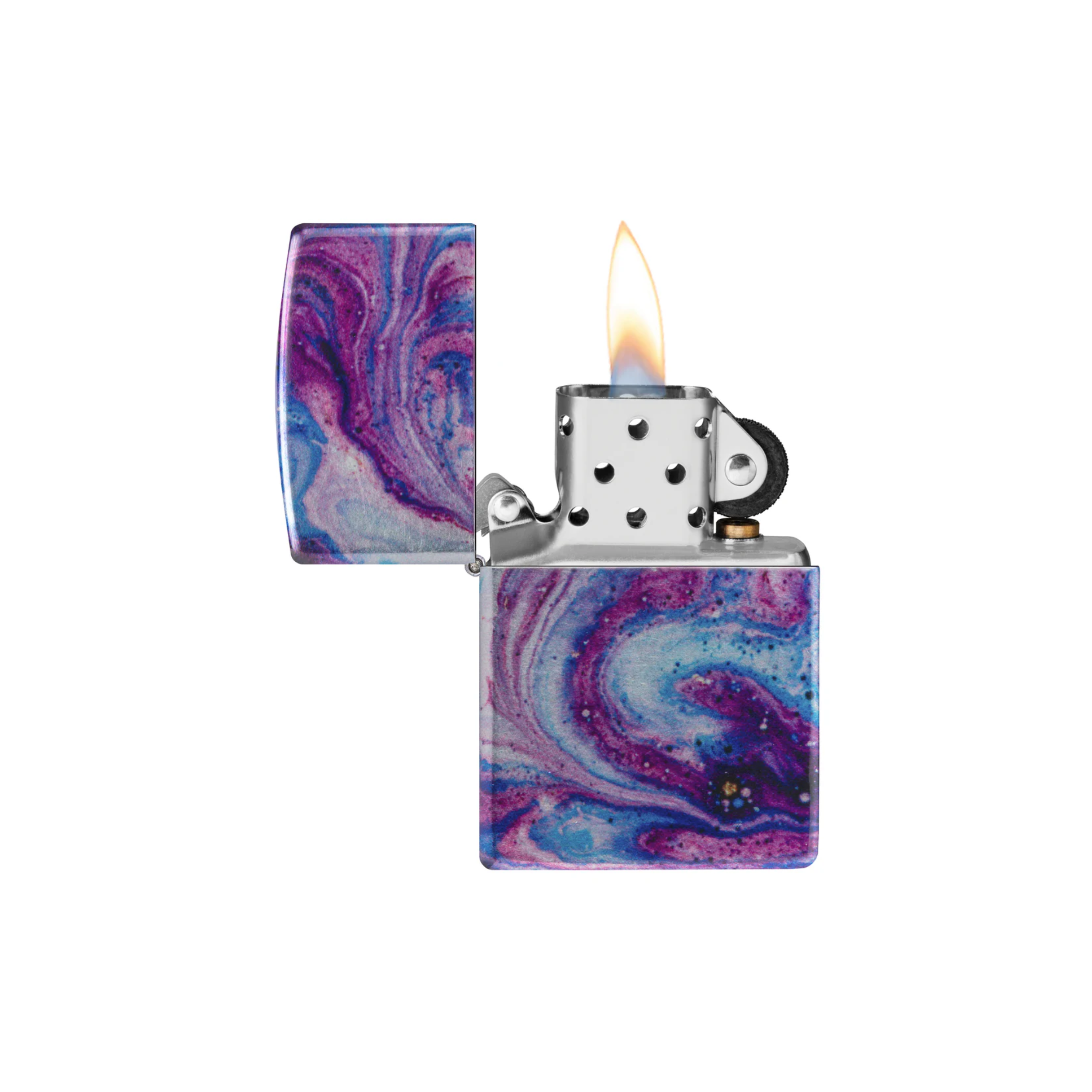 Accendino Zippo Universe Astro in metallo a benzina - ricaricabile - antivento - cosmo