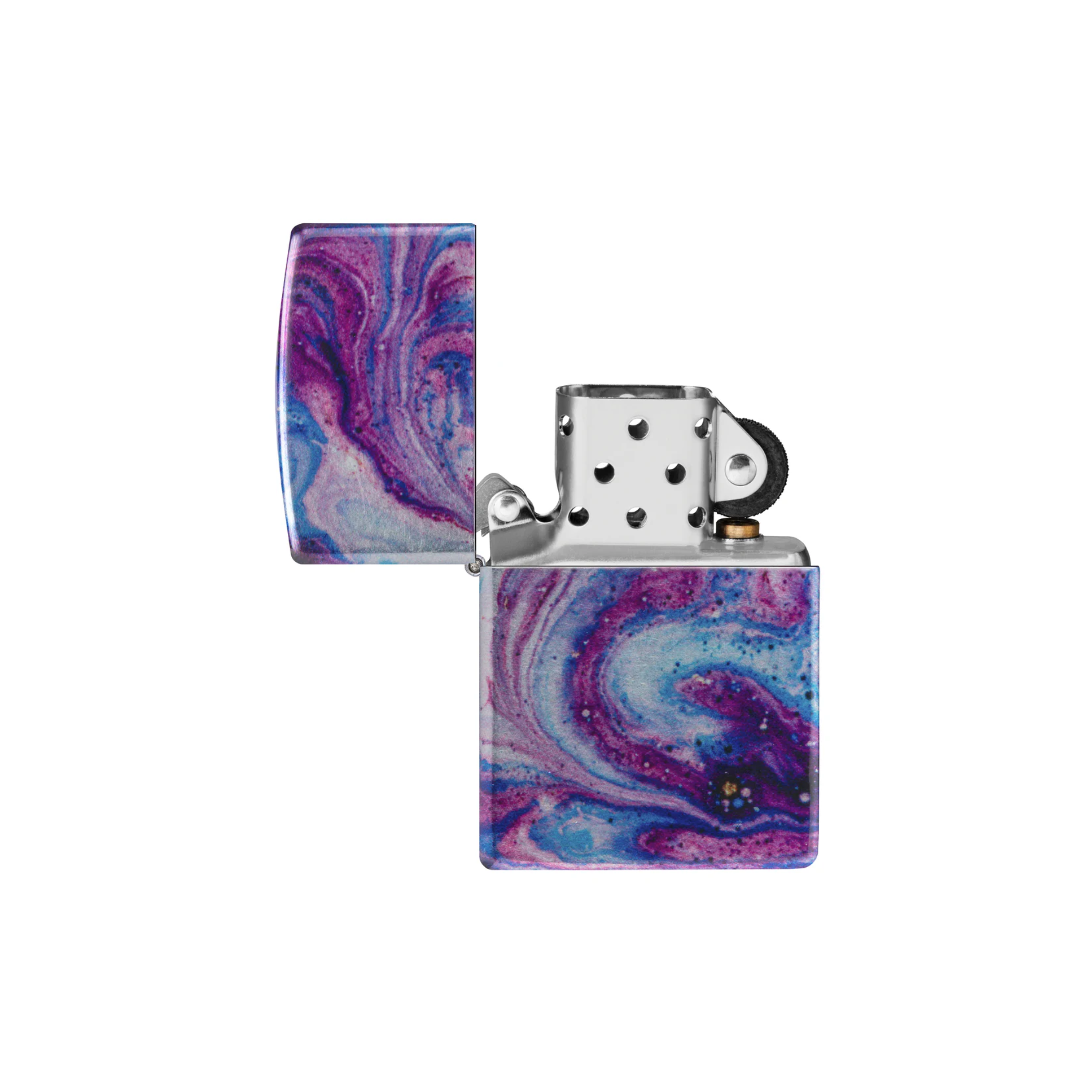 Accendino Zippo Universe Astro in metallo a benzina - ricaricabile - antivento - cosmo