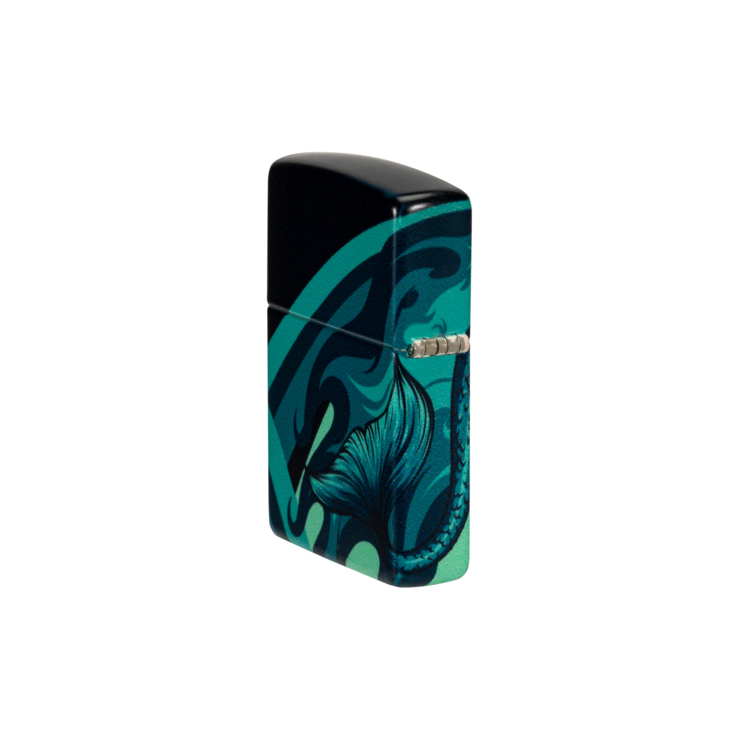 Accendino ZIppo Mermaid Zippo in metallo a benzina - ricaricabile - antivento - sirena
