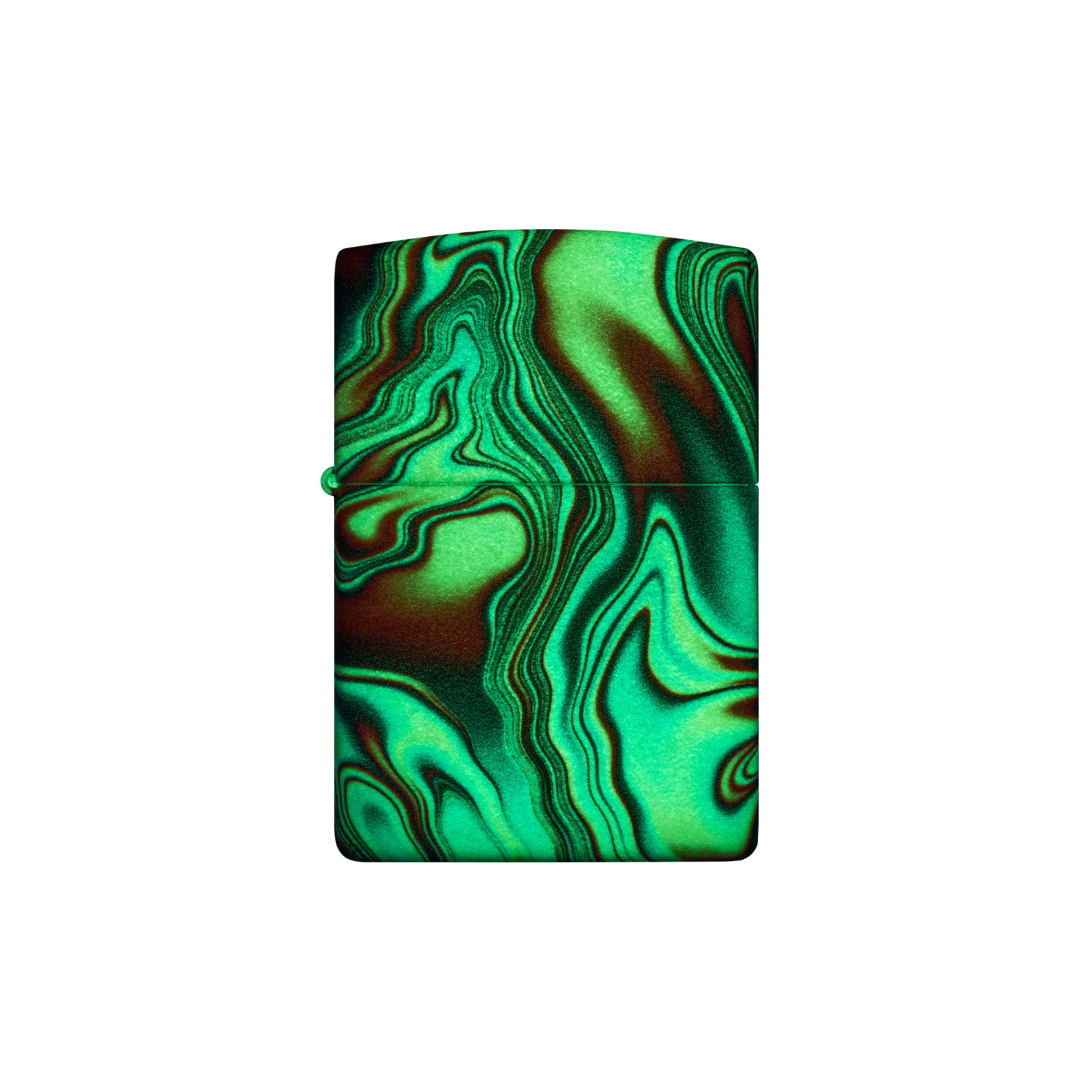 Accendino Zippo Colorful Swirl in metallo a benzina - ricaricabile - antivento - ipnotizzante
