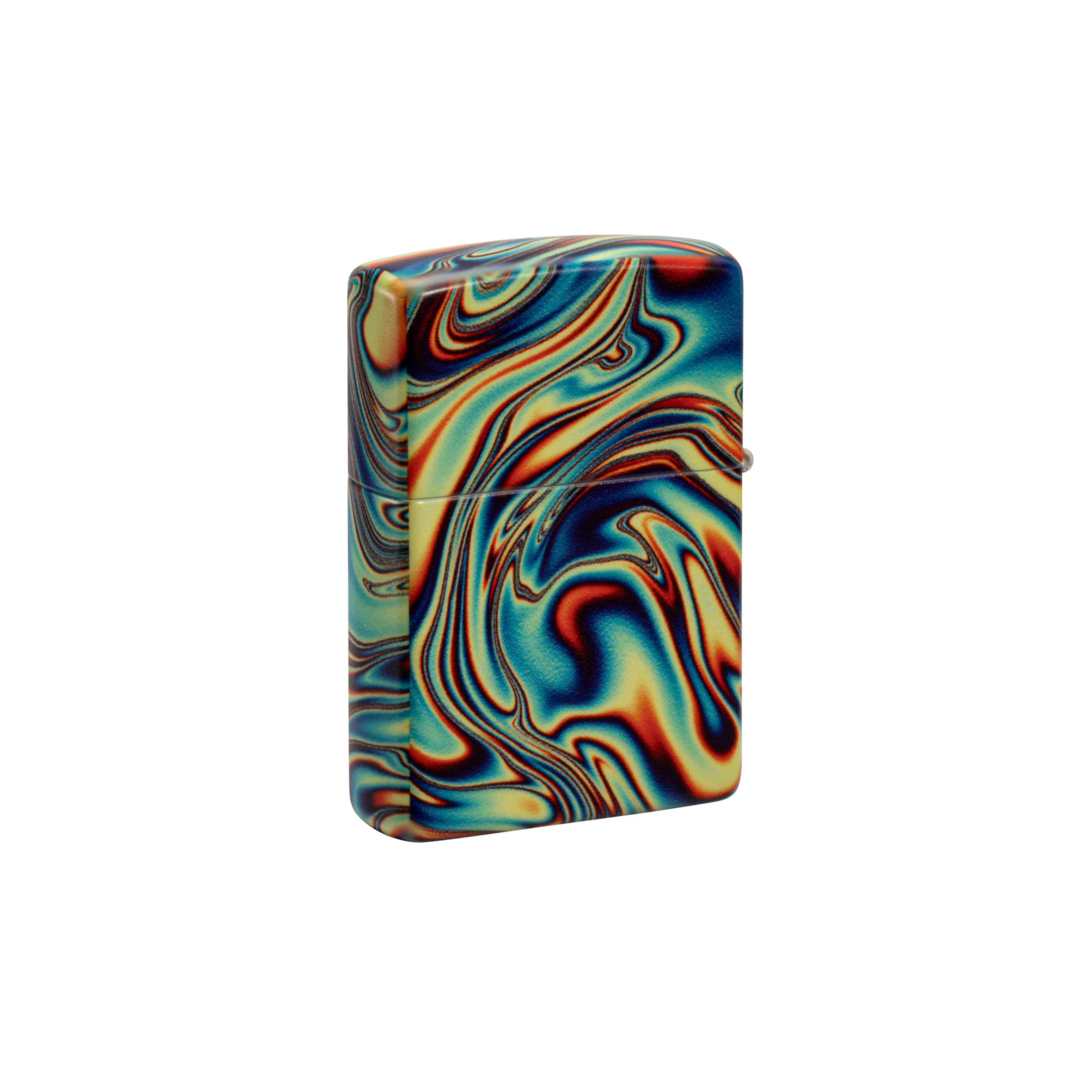 Accendino Zippo Colorful Swirl in metallo a benzina - ricaricabile - antivento - ipnotizzante