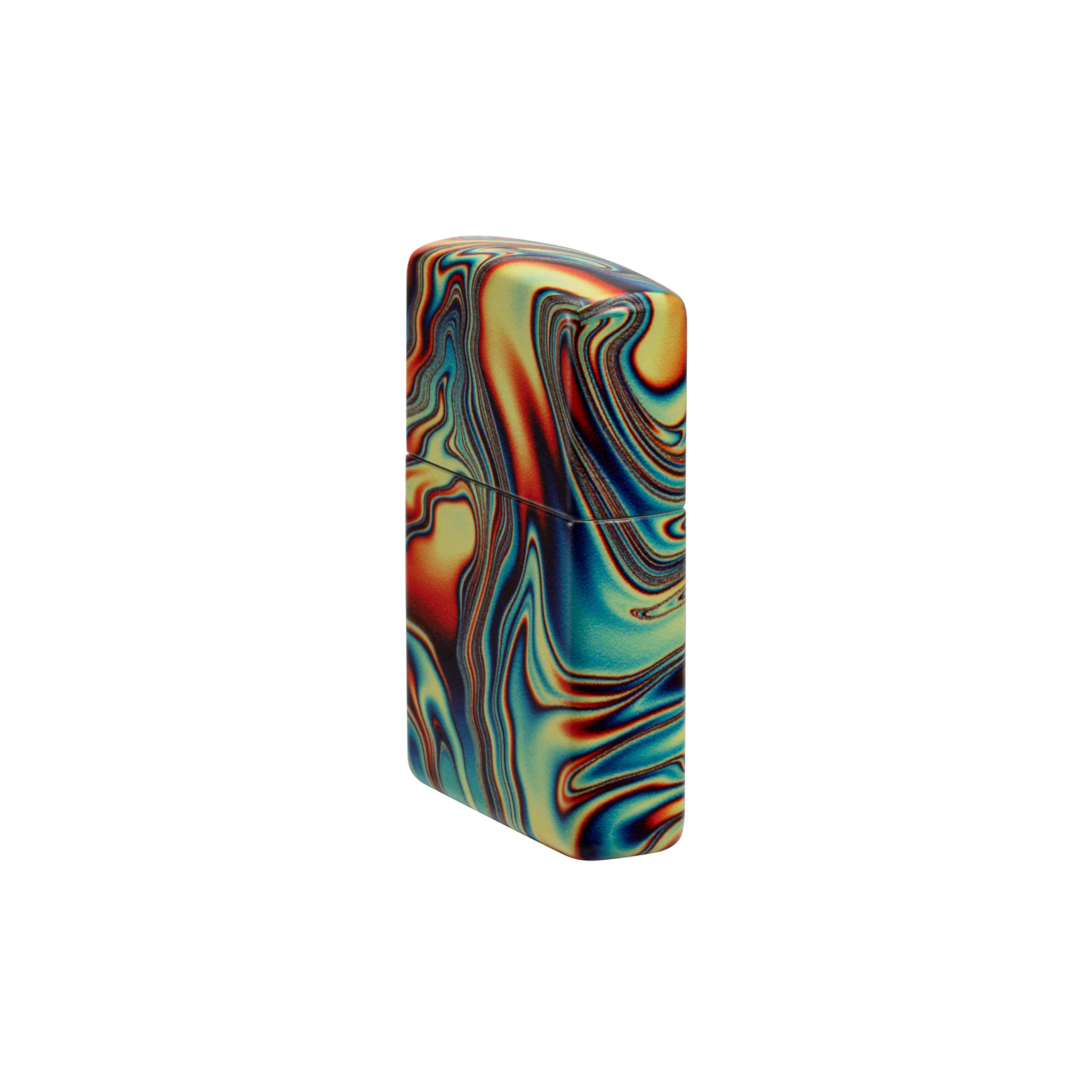 Accendino Zippo Colorful Swirl in metallo a benzina - ricaricabile - antivento - ipnotizzante