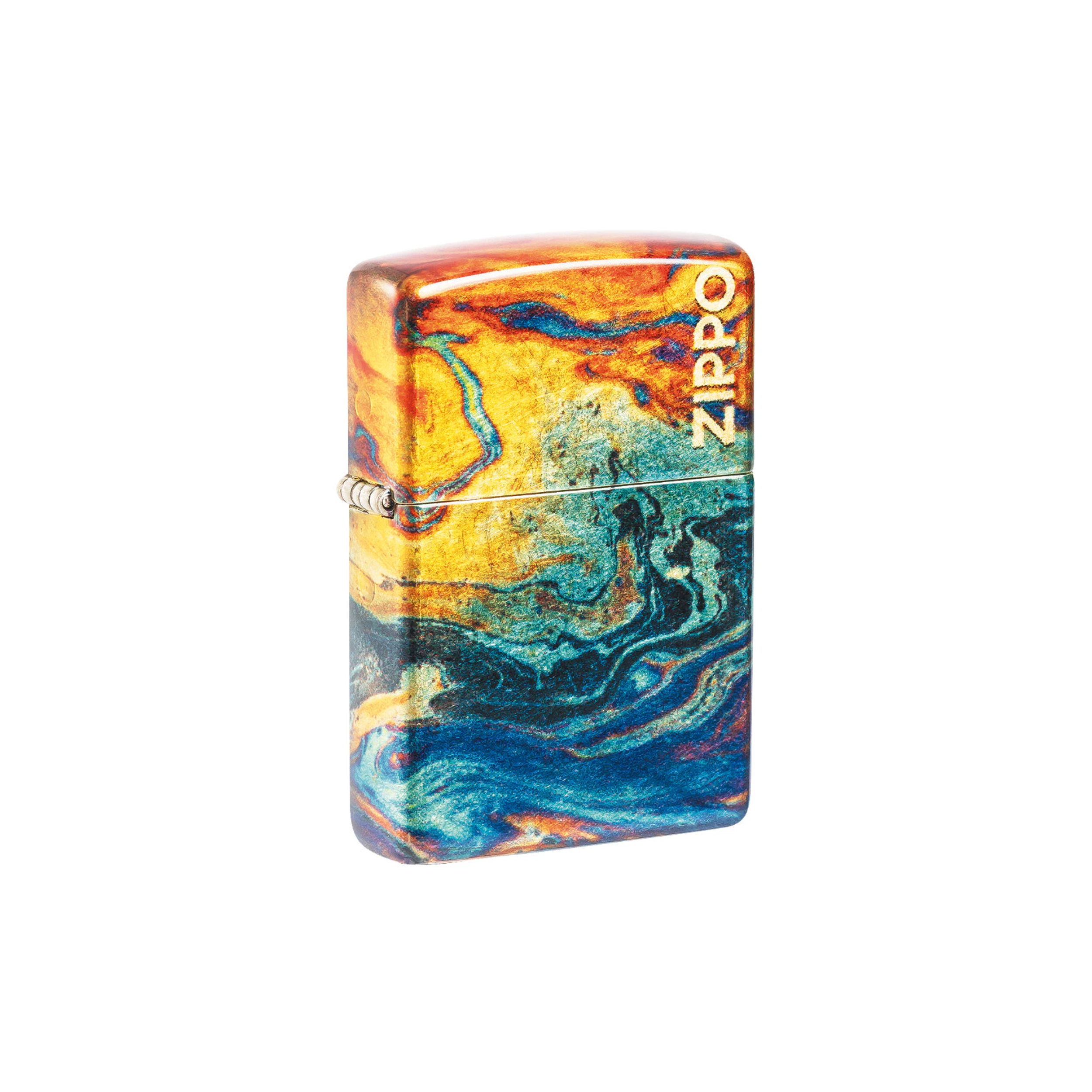 Accendino Colorful Zippo - Novità 2024 in metallo a benzina - ricaricabile - antivento