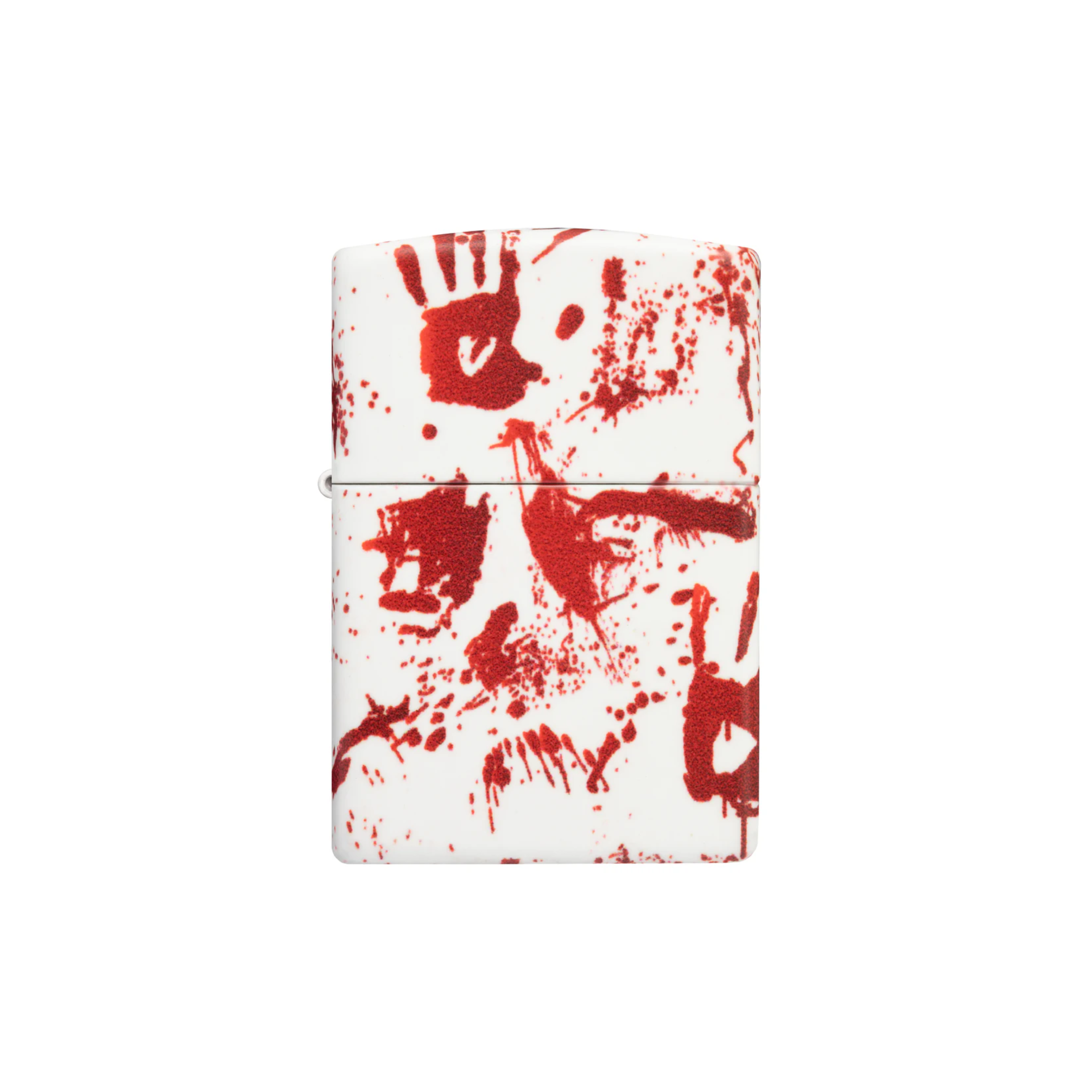 Accendino Zippo Bloody Hand in metallo a benzina - ricaricabile - antivento - mani rosse