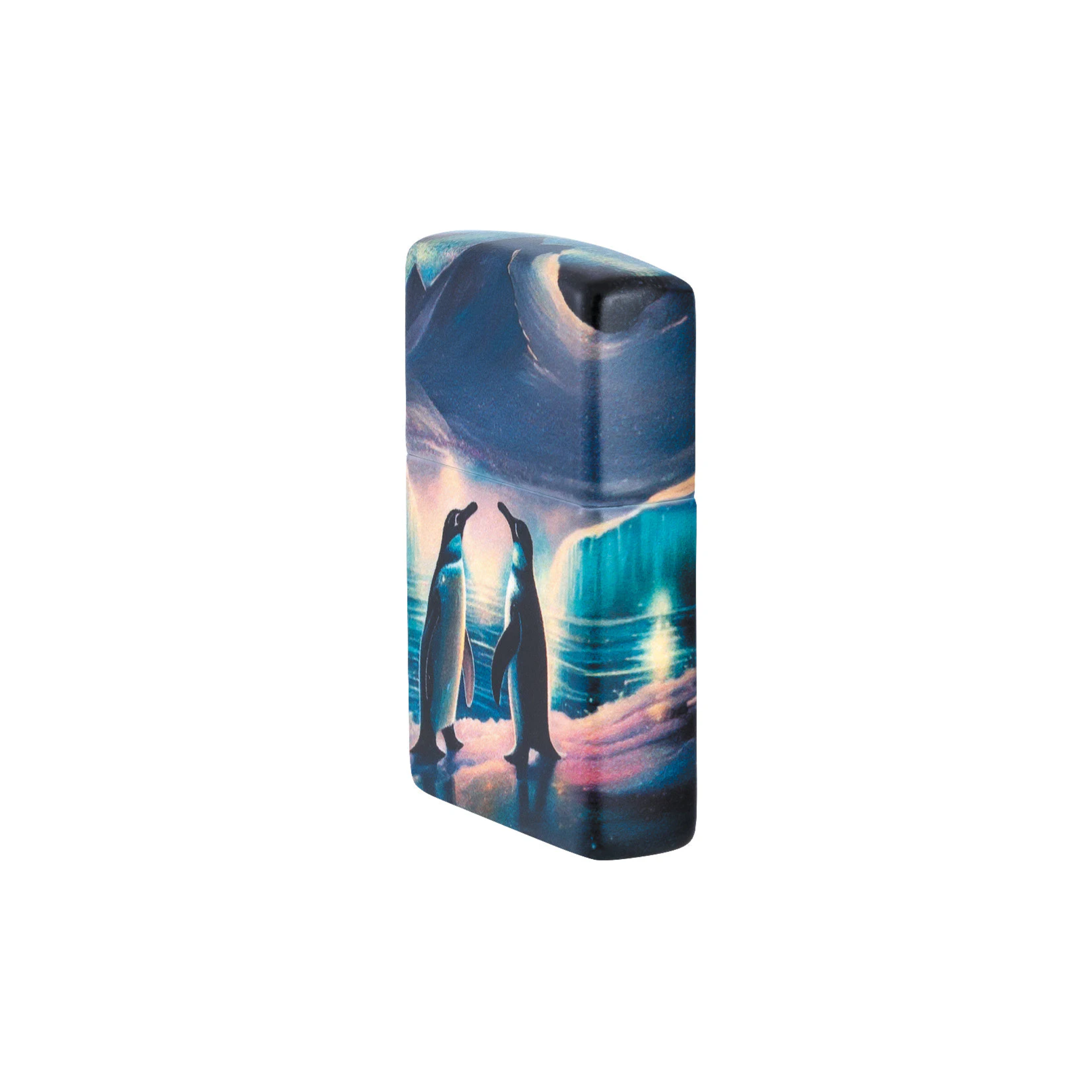 Accendino ZIppo ® Penguin - Novità 2024 in metallo a benzina - ricaricabile - antivento - pinguini