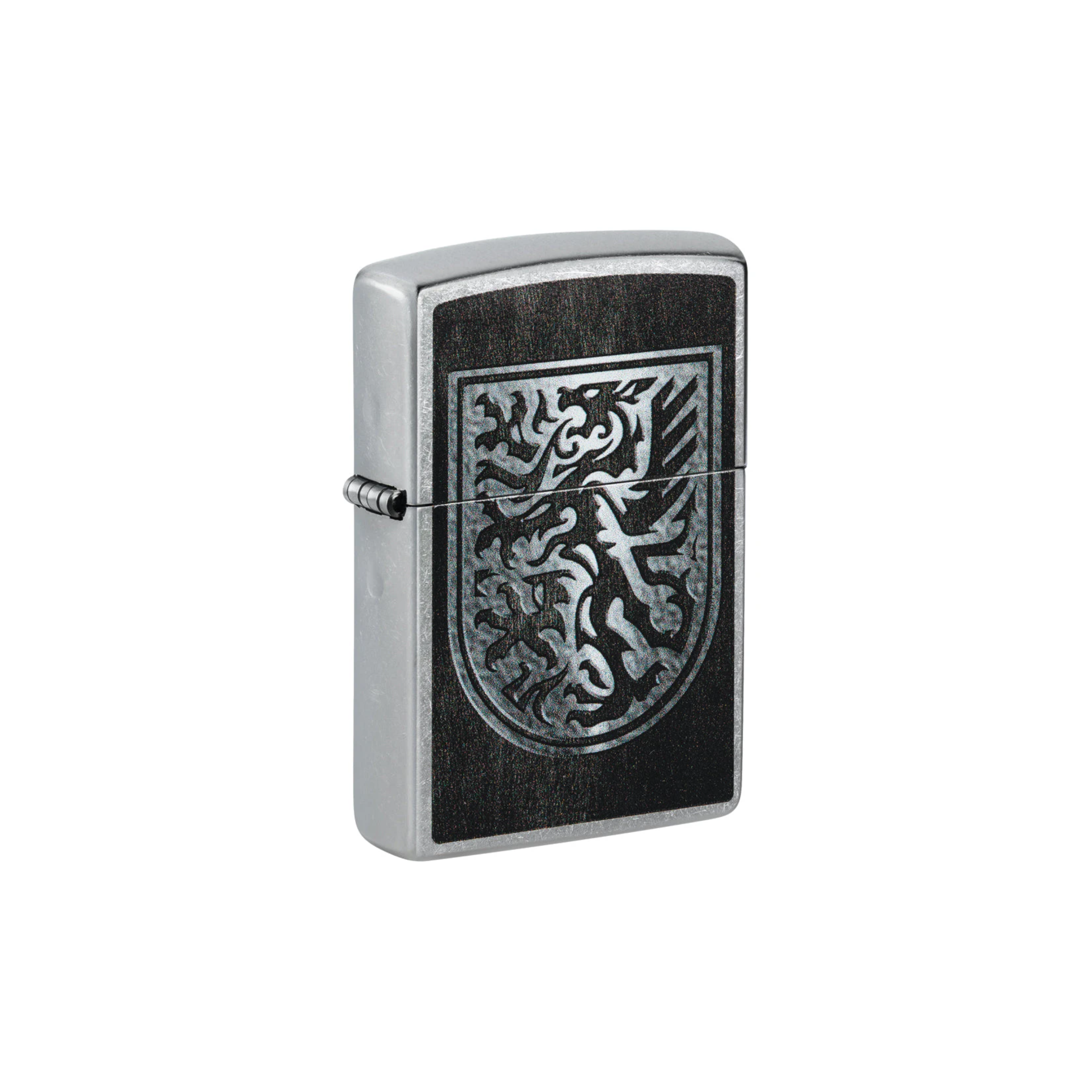 Accendino Zippo Dragon Shield - Novità 2024 in metallo a benzina - ricaricabile - antivento