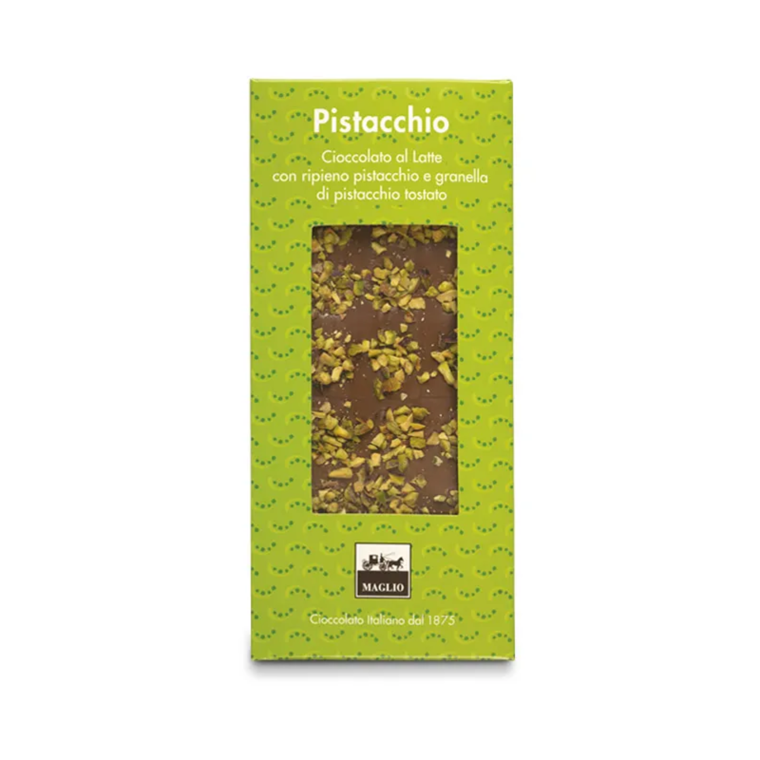 95 g Tavoletta di Cioccolato al Latte ripieno al Pistacchio