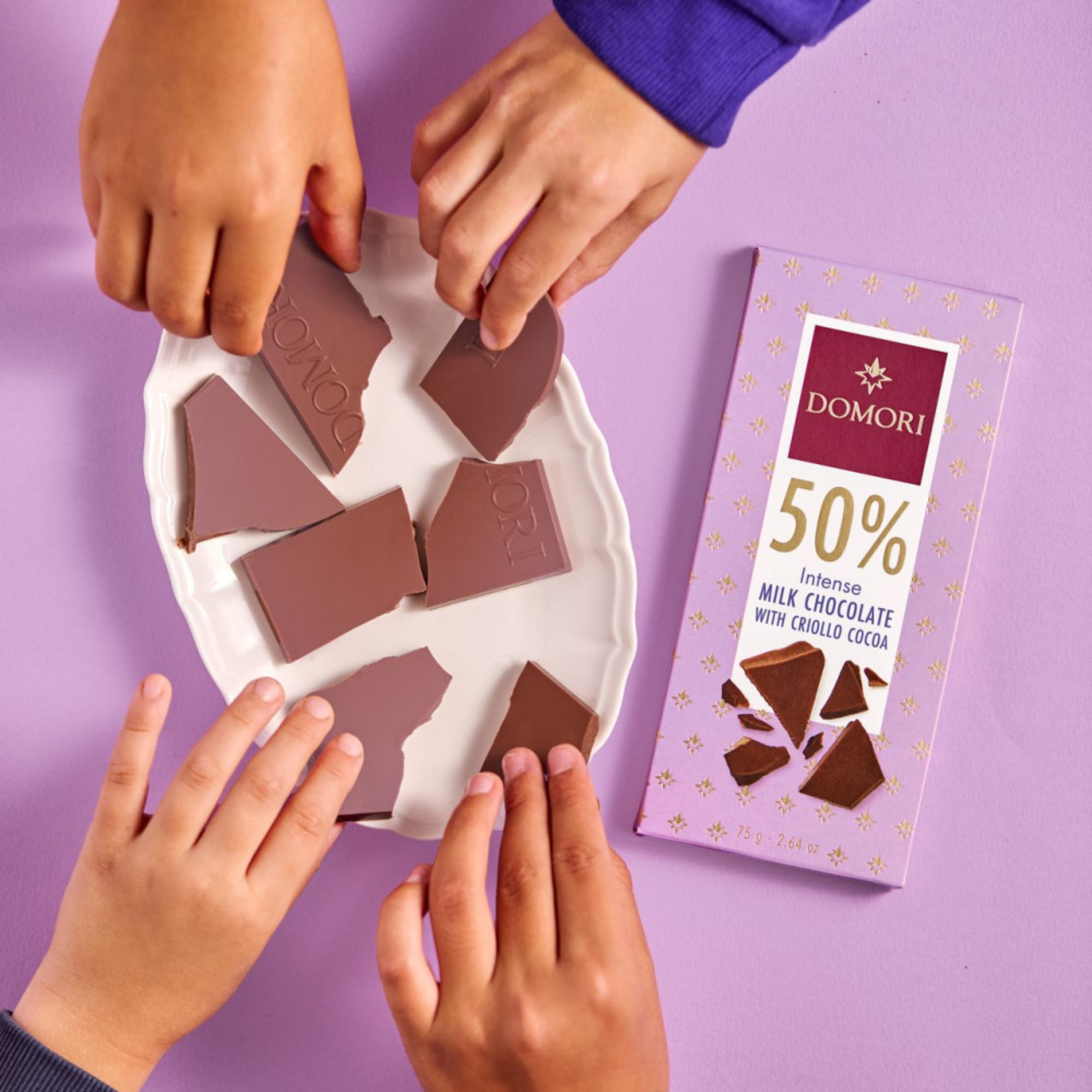 75 g Tavoletta Cioccolato al Latte Criollo 50%