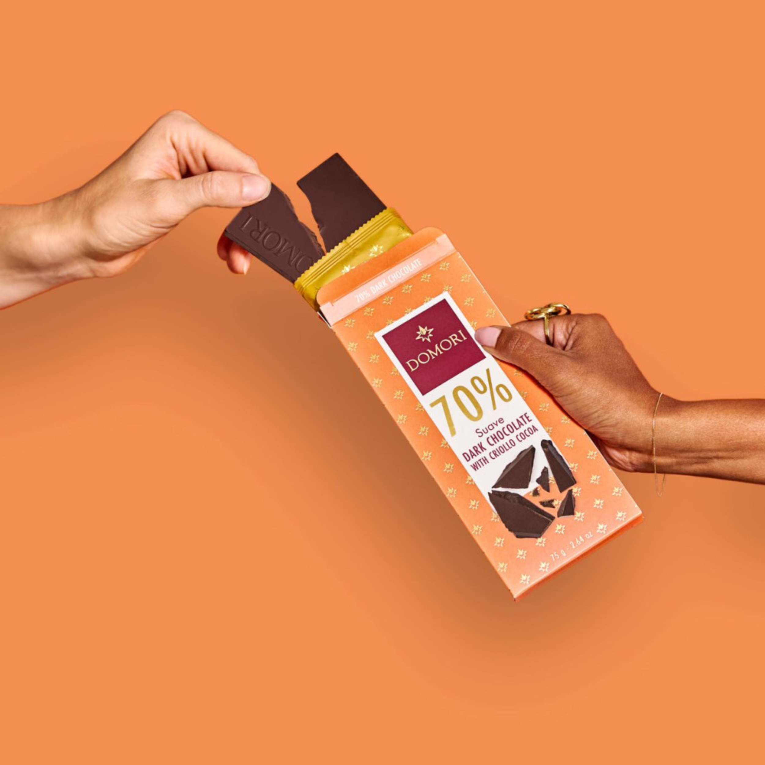 75 g Tavoletta Cioccolato fondente Criollo 70%