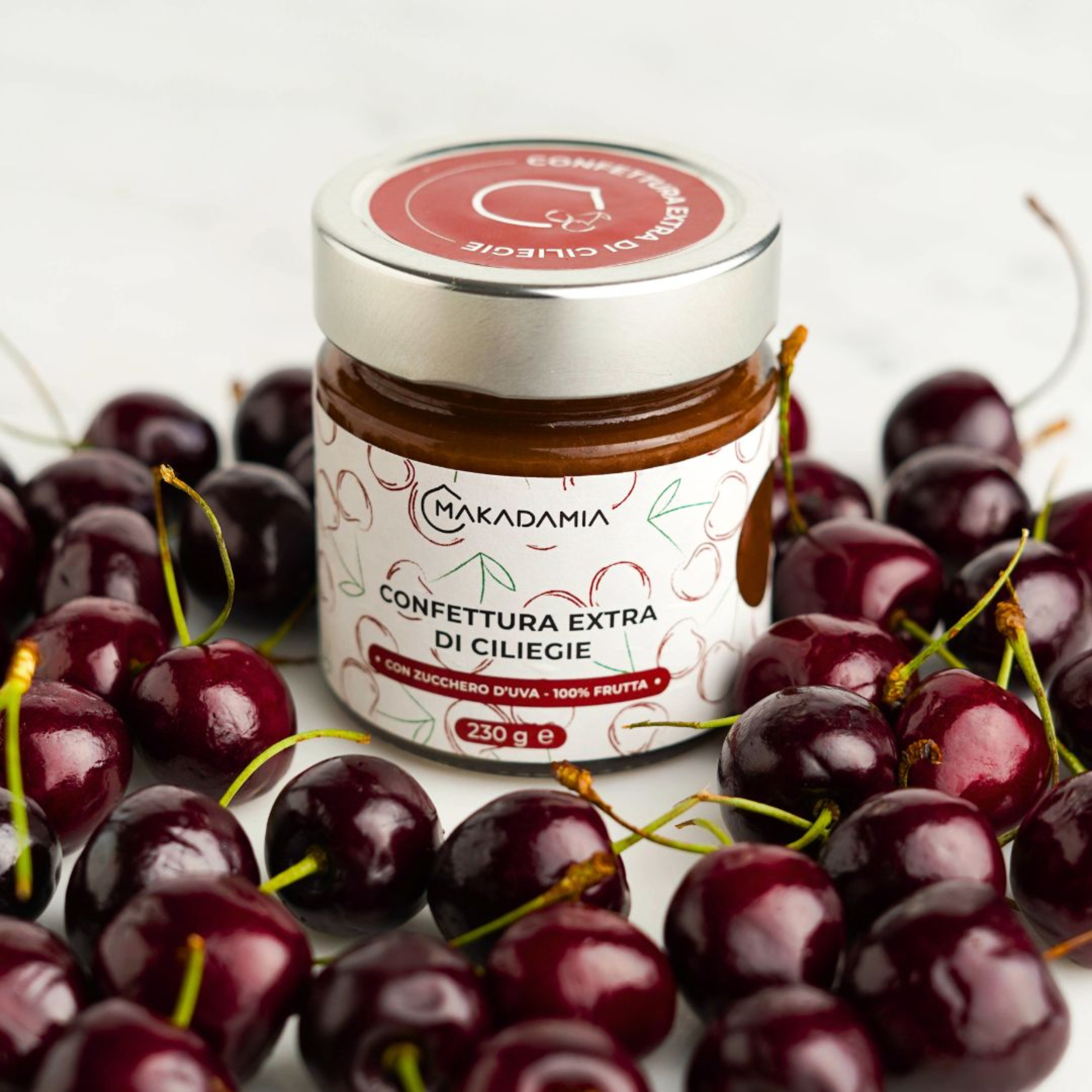 230 g Confiture extra 95% cerises