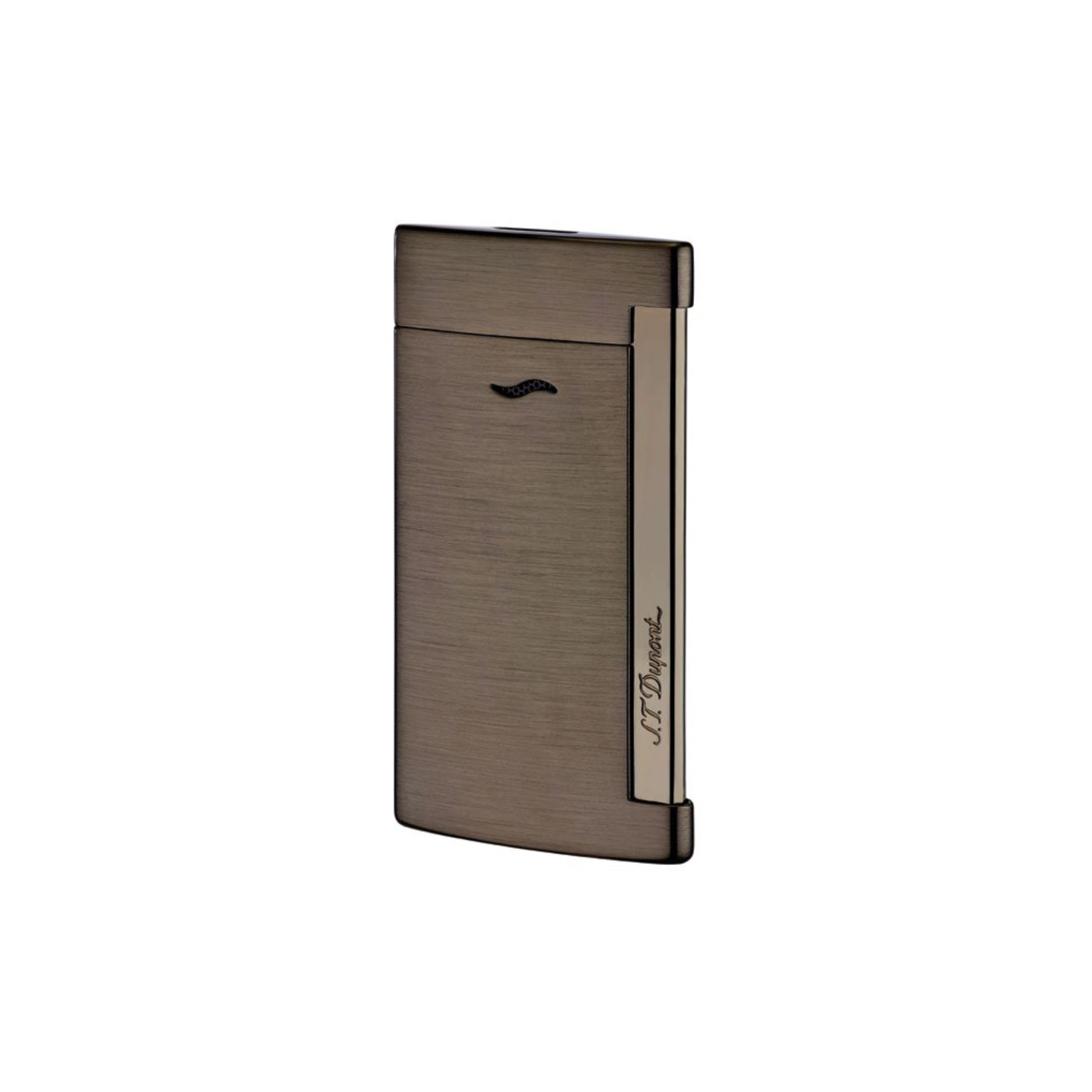 Briquet St Dupont Slim 7 Gun metal brossé - anti-vent