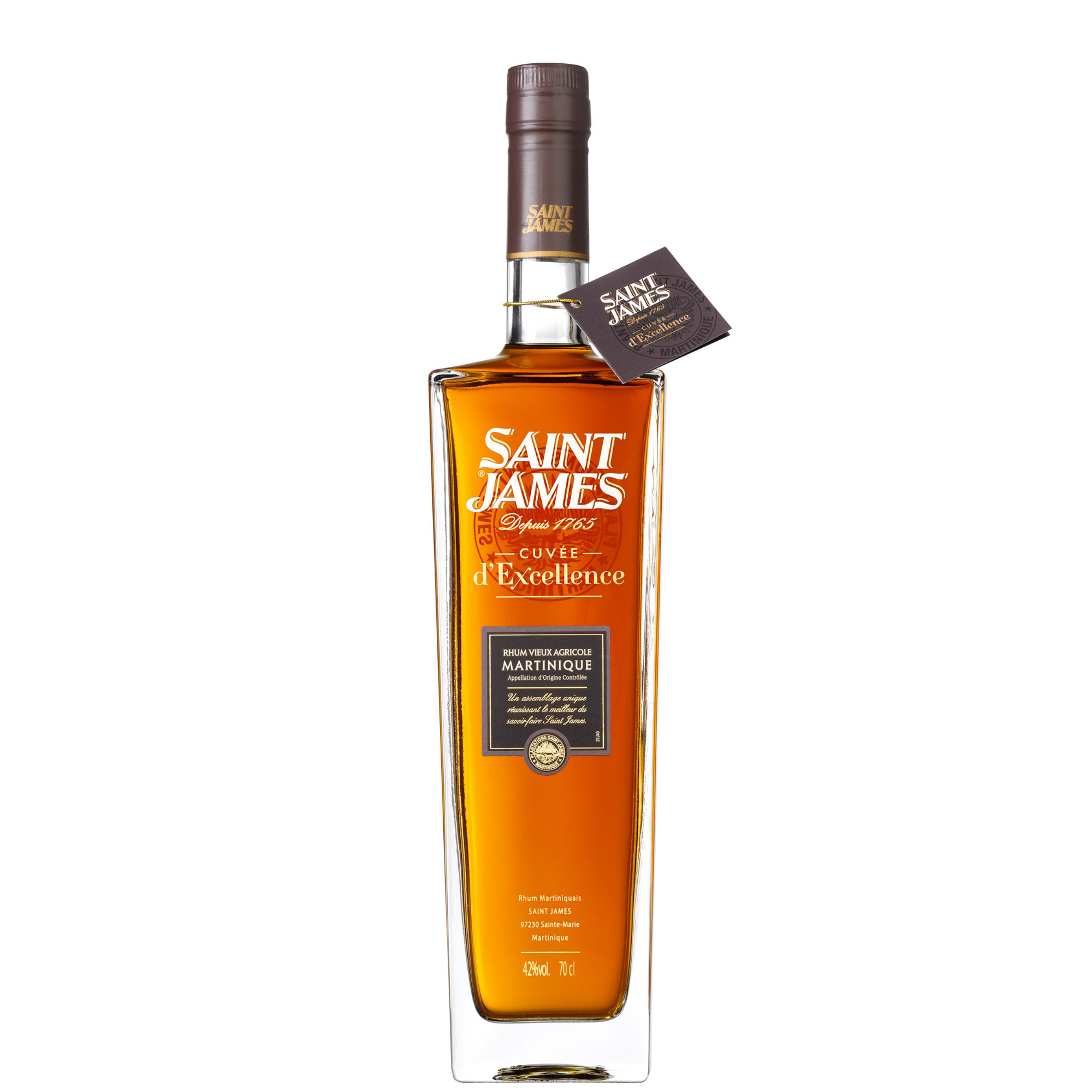 Rhum Agricole Saint James Excellence Martinica 70 cl / 42°