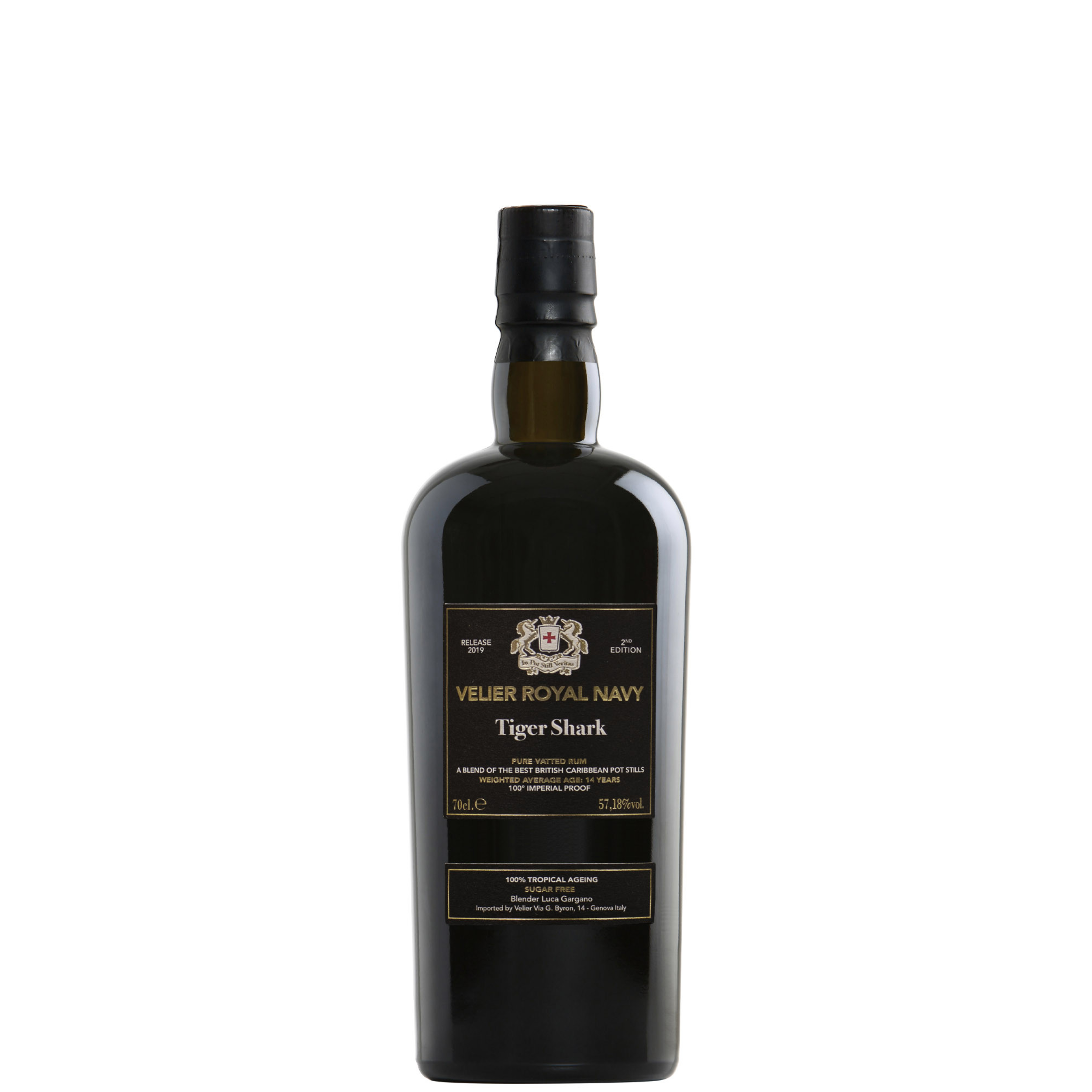 Rum Traditional Velier Royal Navy Tiger Shark 2nd Release 70 cl / 57.1° 2 Edition