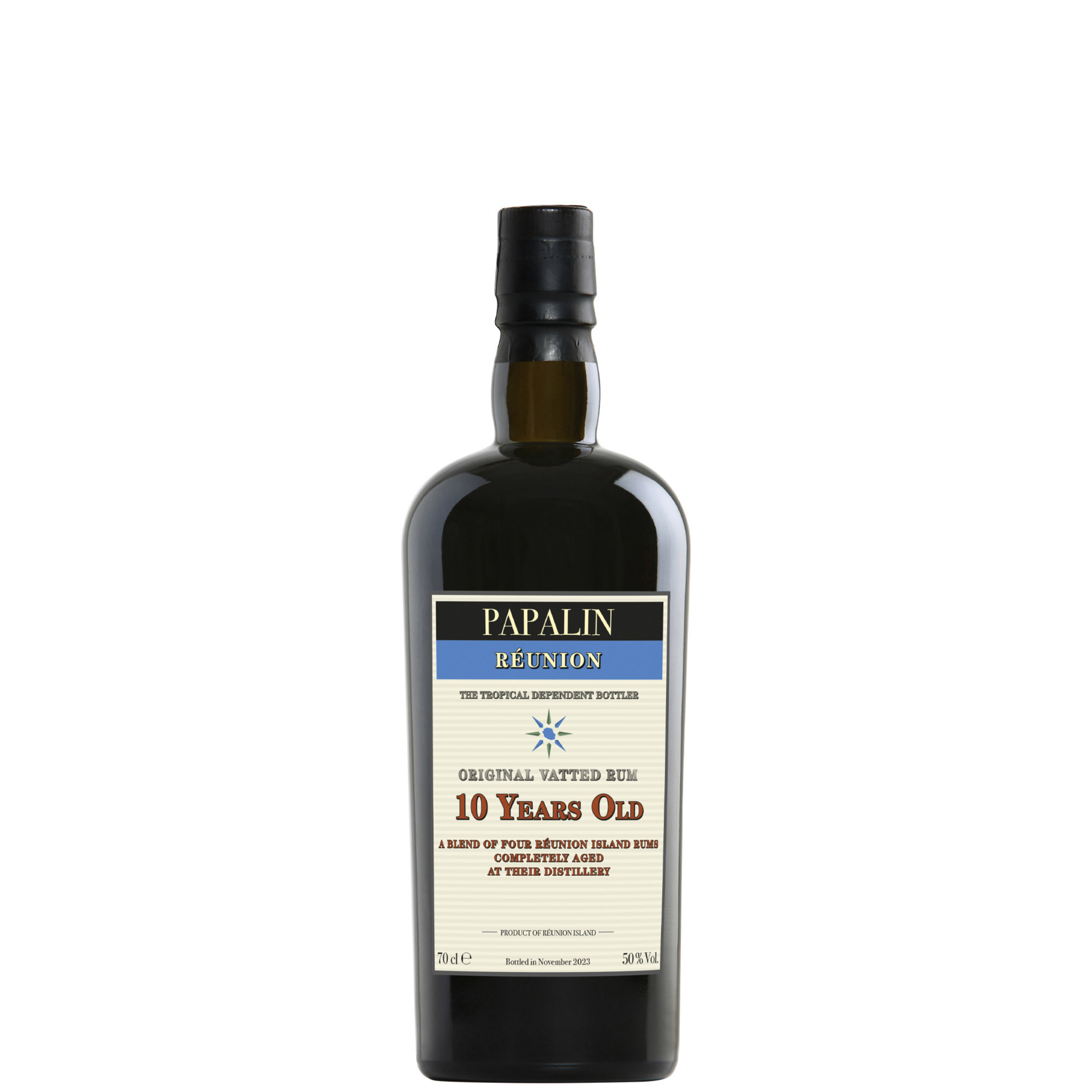 Rum Papalin 10 Y.O. Reunion Jamaica 70 cl / 50°