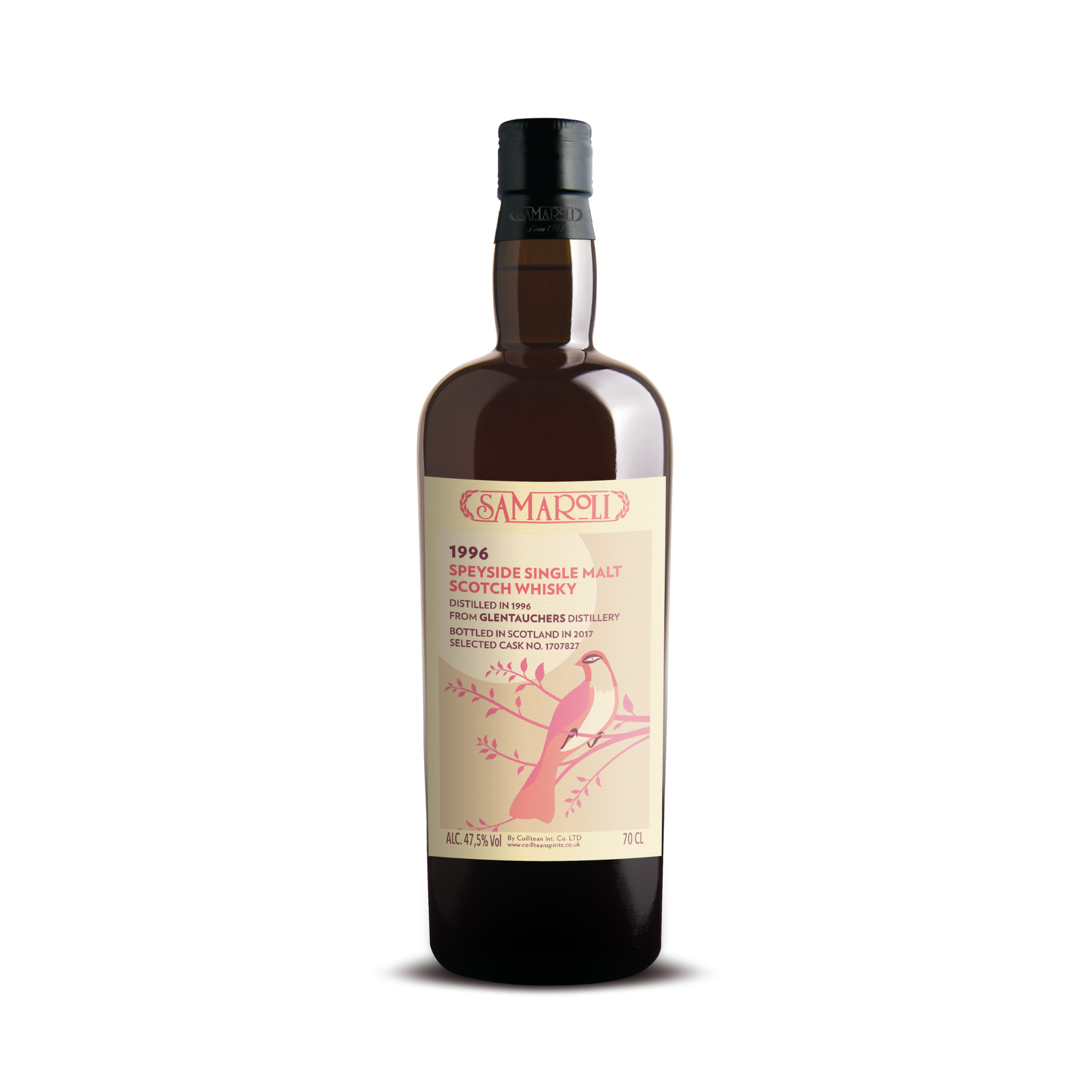 Scotch Whisky Samaroli 1996 speyside single malt - selected cask no.1707827