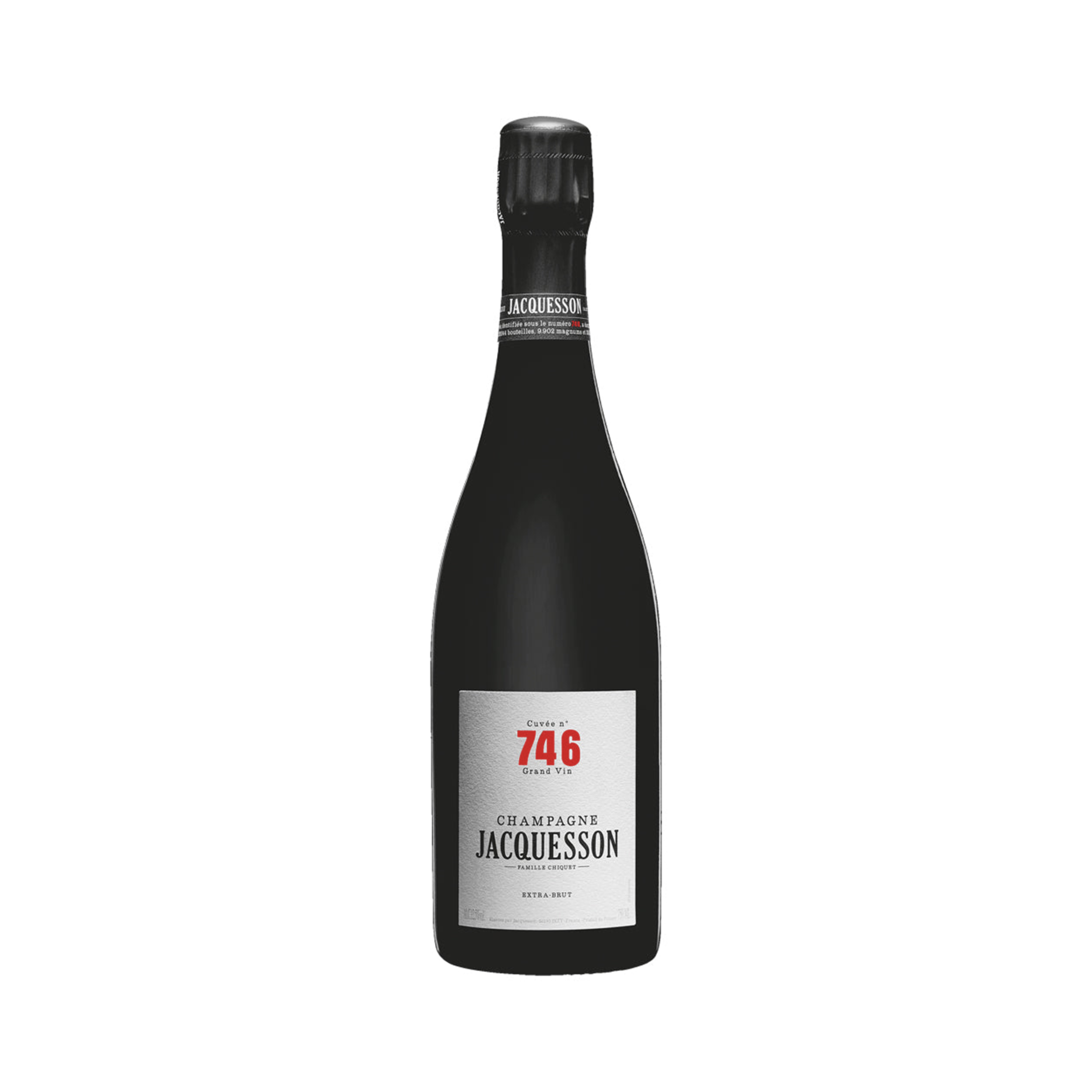Champagne Jacquesson Cuvee n 746 Grand Vin Extra Brut 750 ml 12,5%vol - chardonnay 61%, pinot meunier 21%, pinot noir 18%