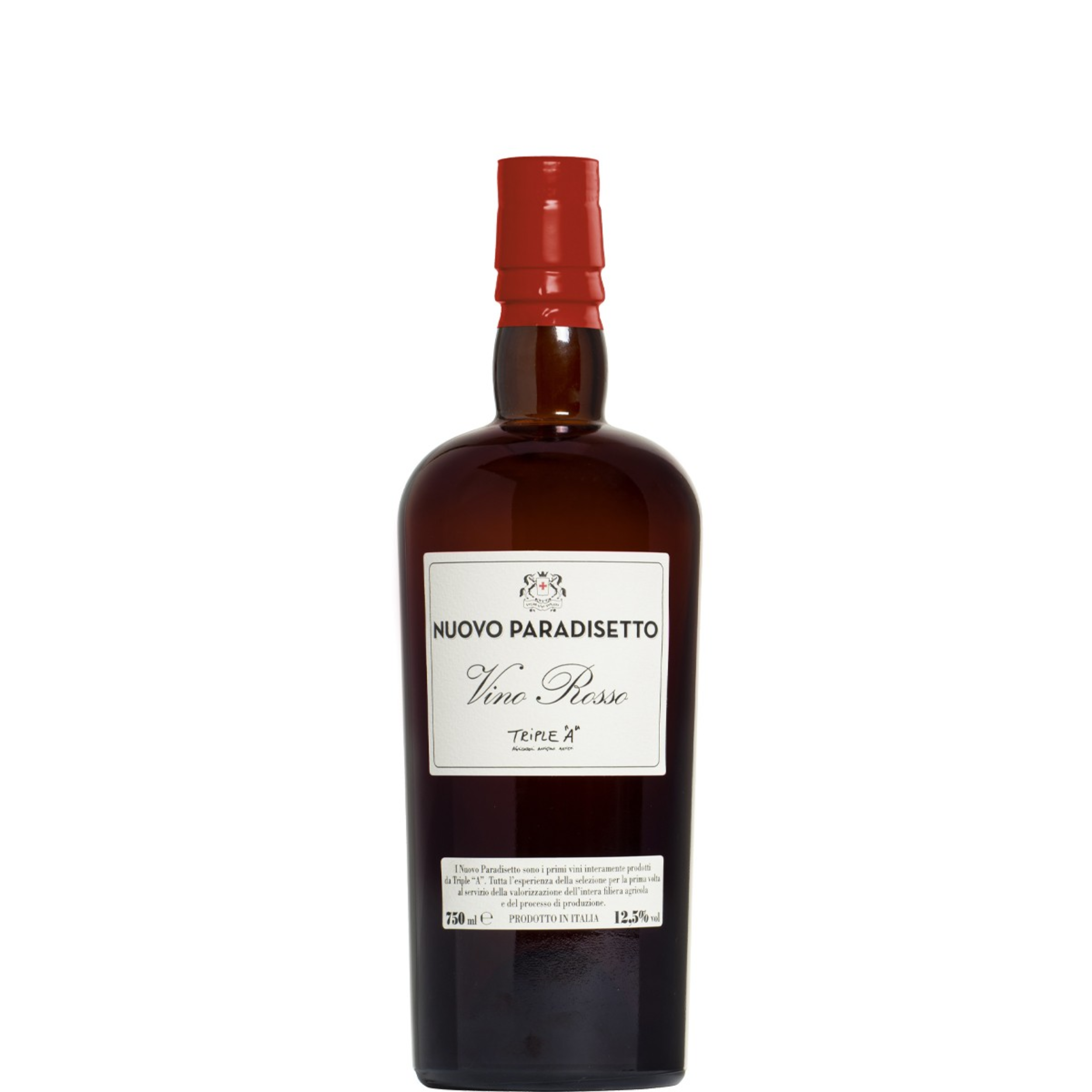 Vino rosso Nuovo Paradisetto 2020 750 ml 12,5% vol - Tripla A - Alicante, Canaiolo, Sangiovese