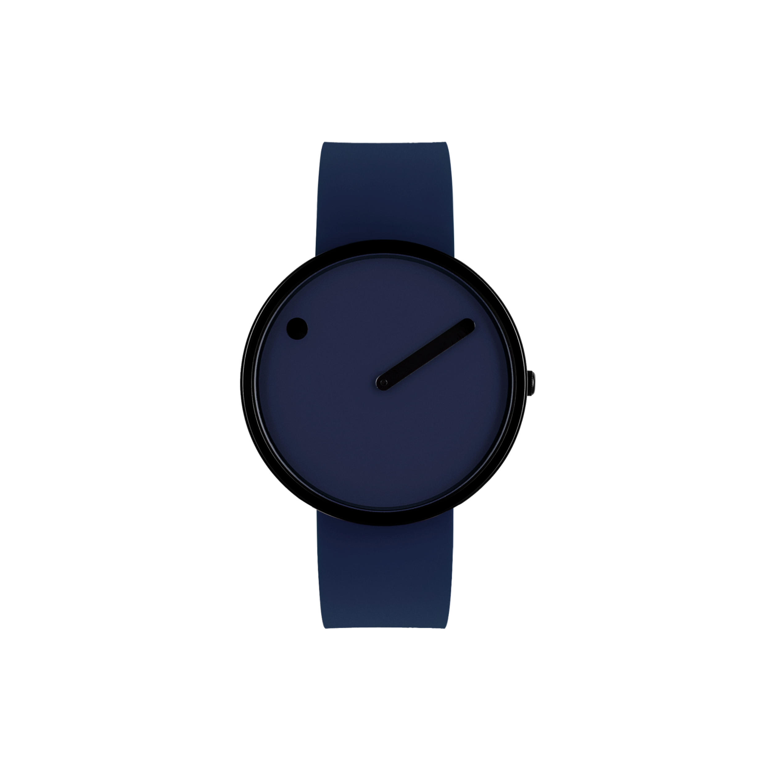 Orologio Picto navy blue - quadrante navy blue - cinturino in silicone