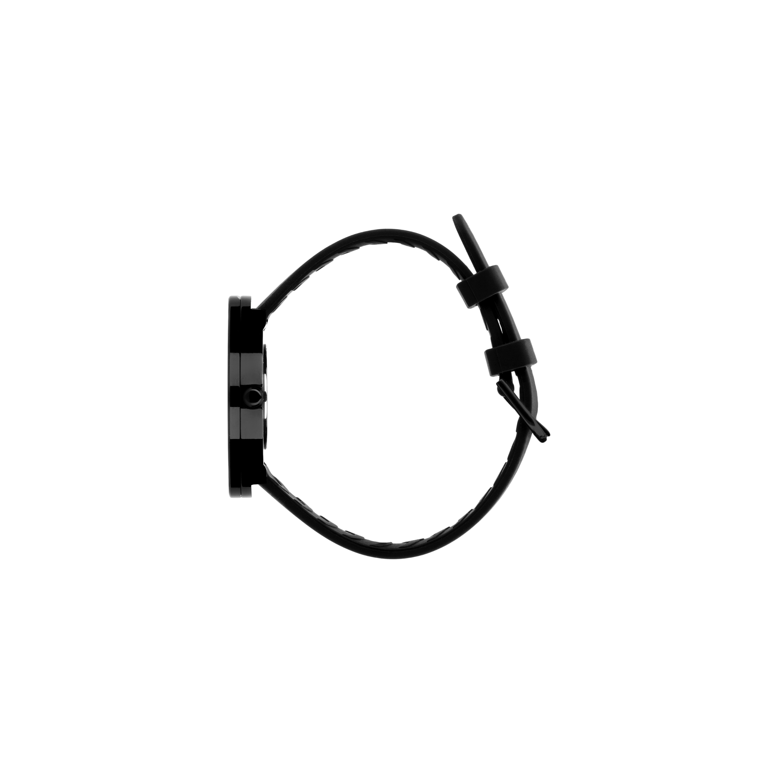 Orologio Picto black -quadrante nero - cinturino in silicone