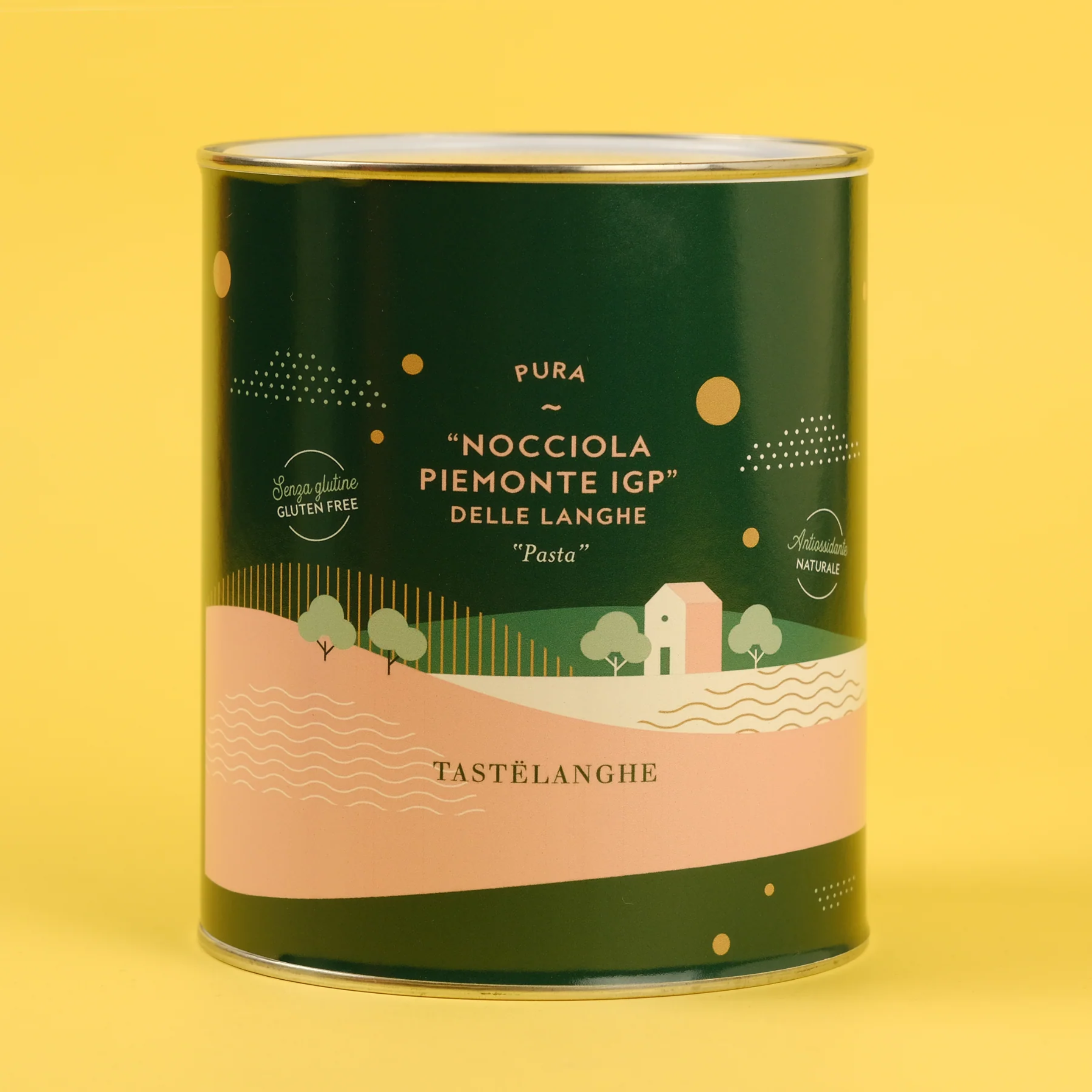 1 kg Latta di pasta di nocciole delle langhe 100% Tastelanghe