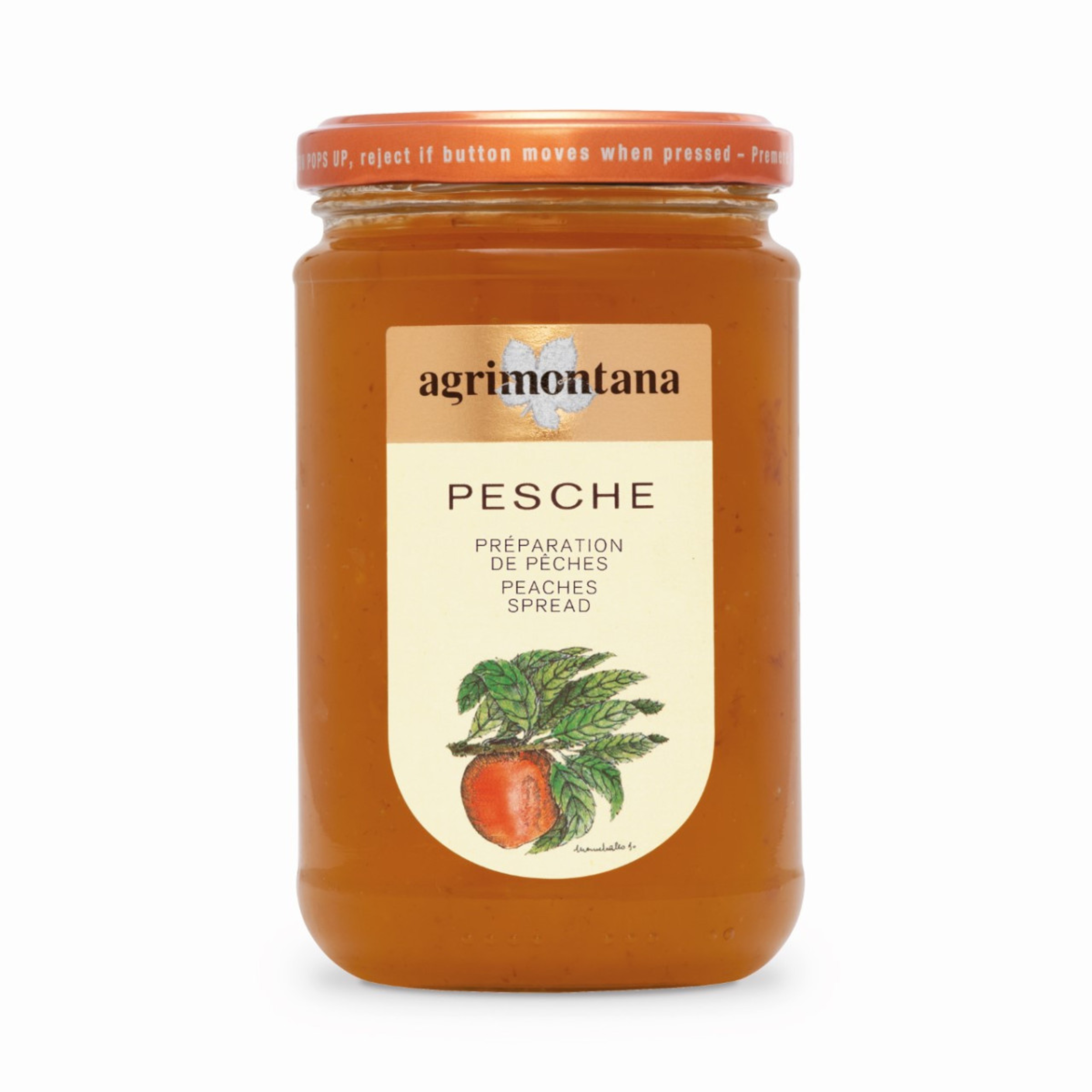 330 g Confettura Agrimontana di pesche