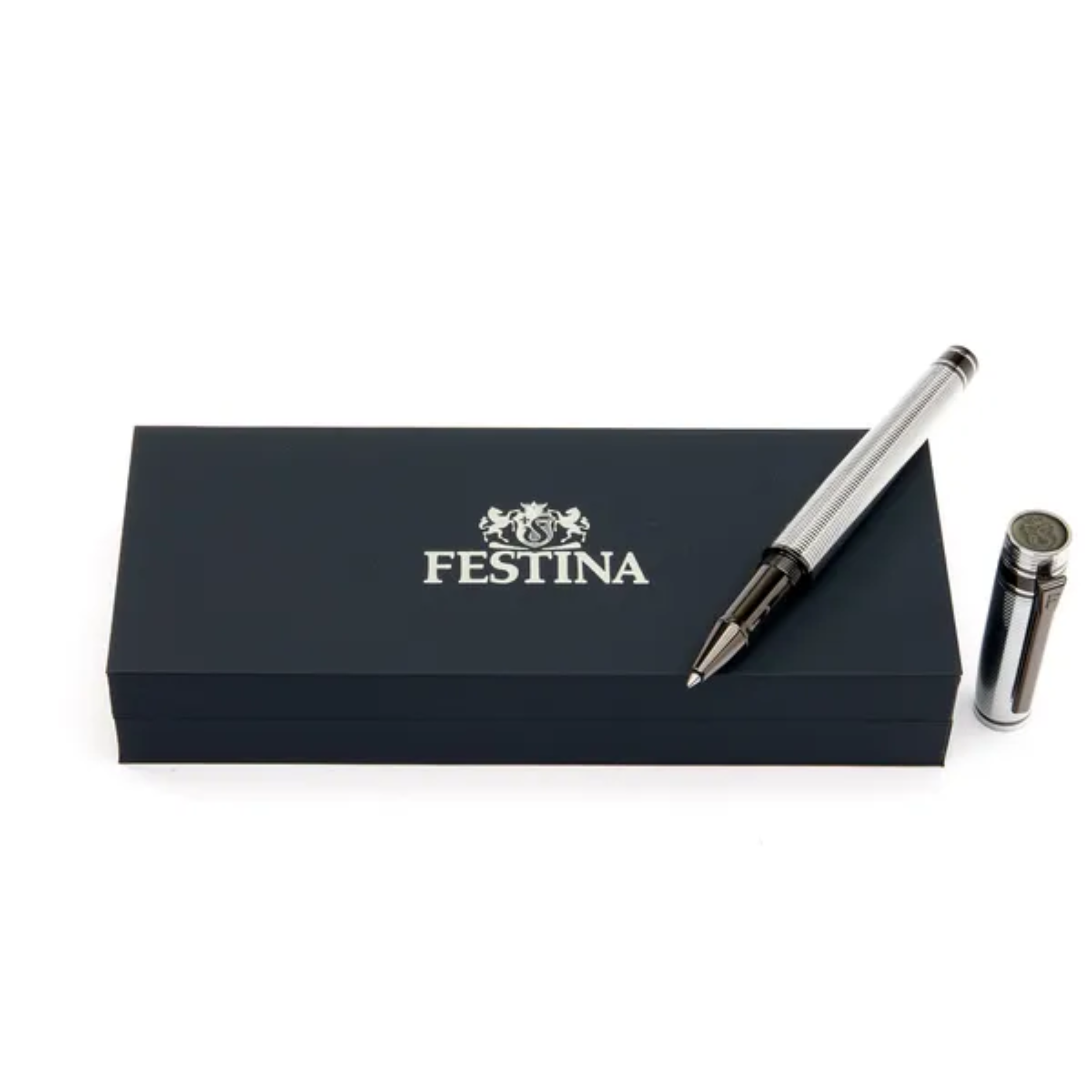 Penna Festina Rollerball Bold Stripe Chrome & Gun
