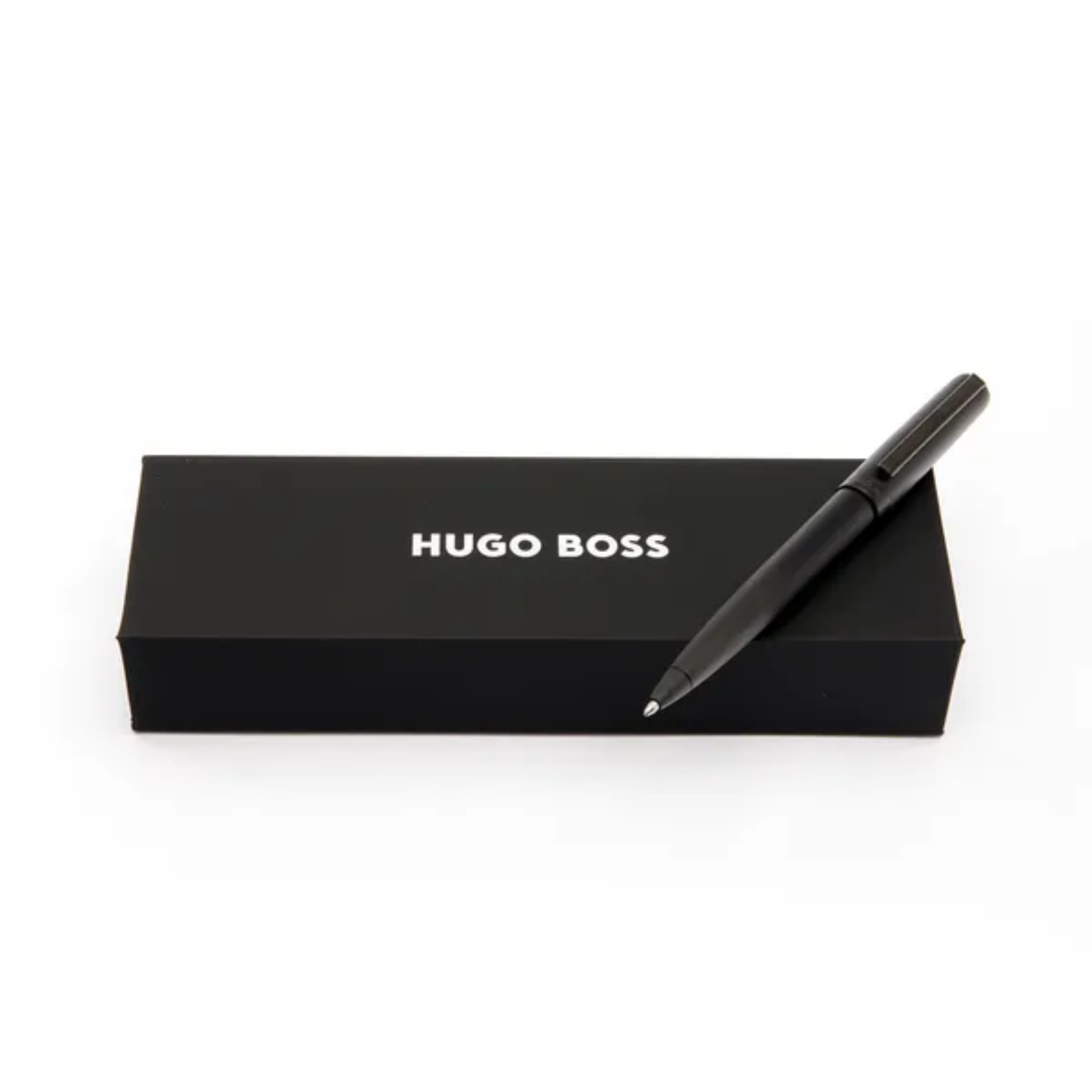Penna Hugo Boss Biro Gear Nero spazzolato