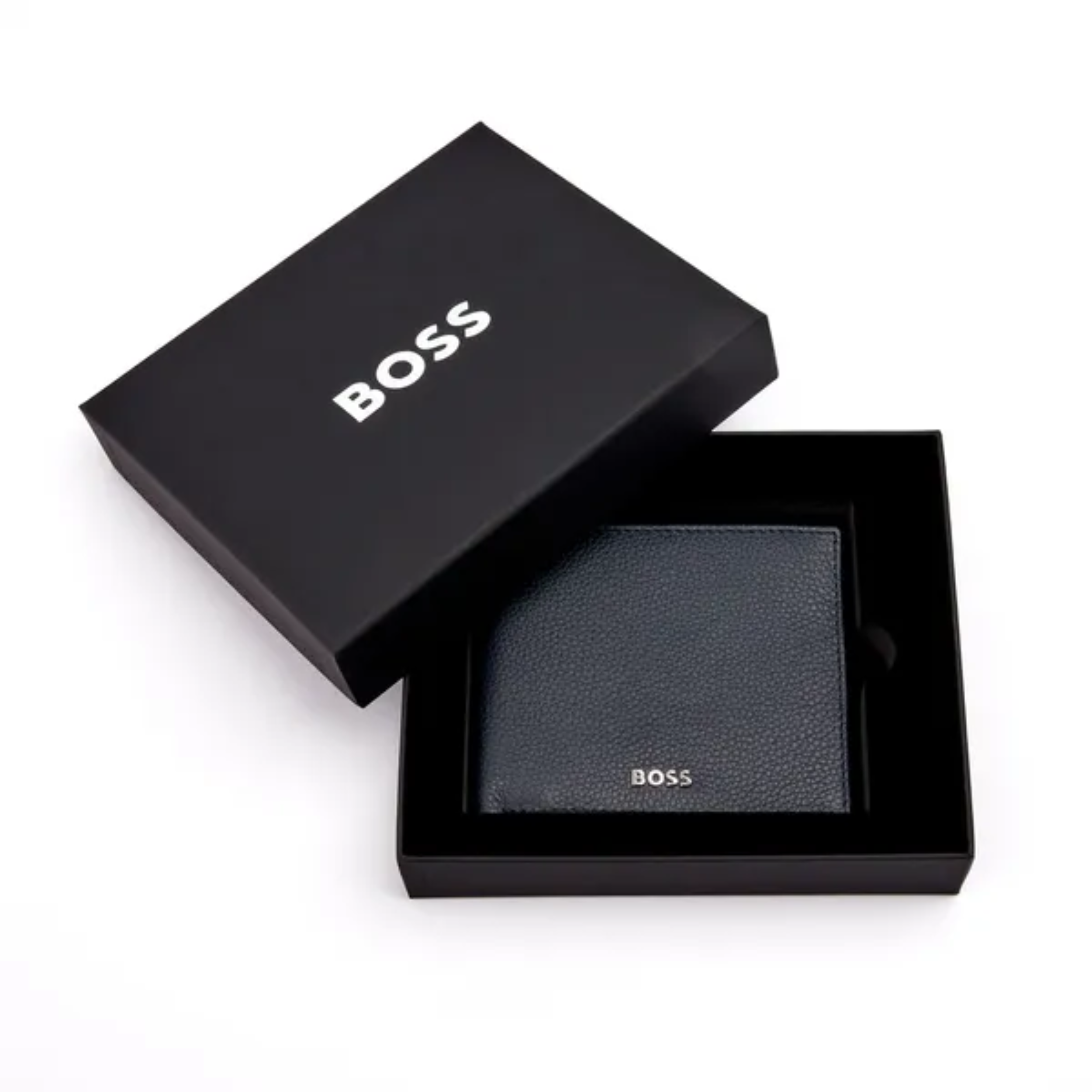 Portafoglio Hugo Boss classico Grained Navy