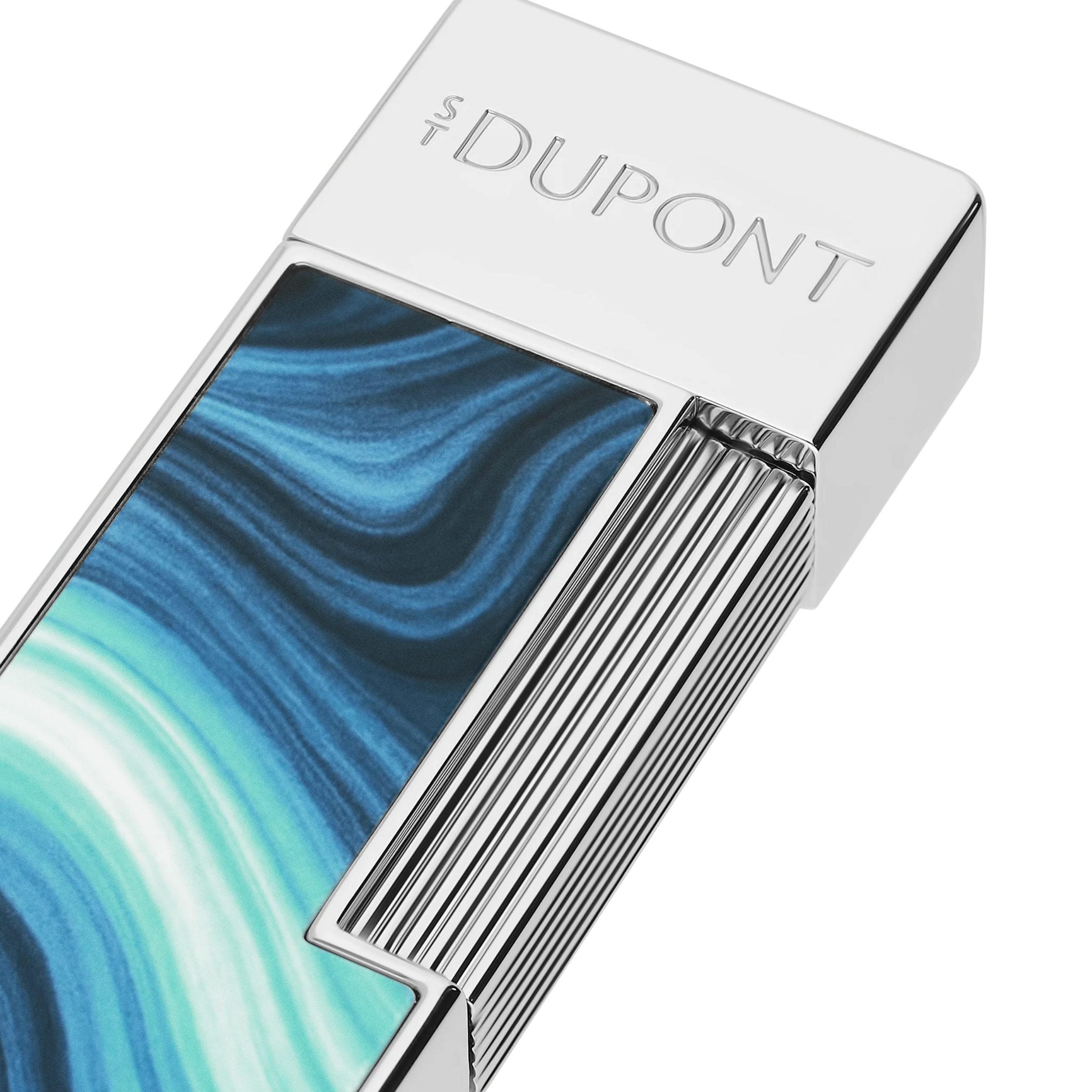 Accendino St. Dupont twiggy Blu Laccato Géode blu