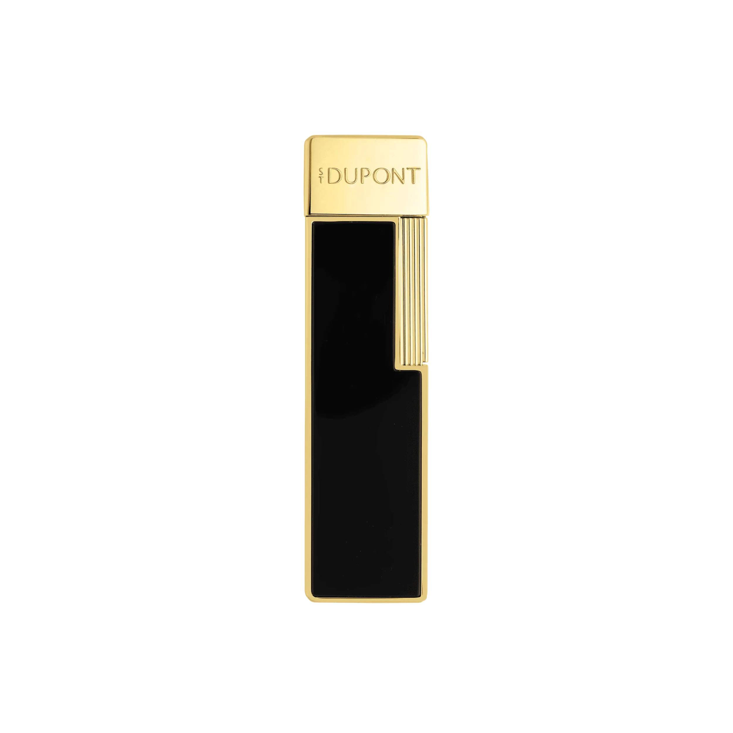Accedino St Dupont Twiggy in laque nero e finiture dorate.