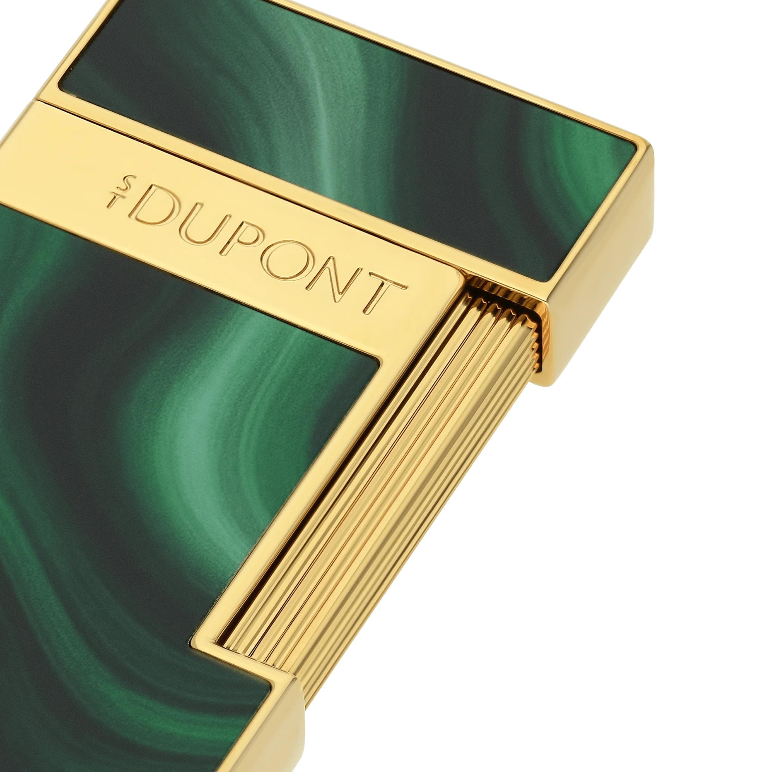 Accendino St Dupont Slimmy Blu Laccato Géode verde