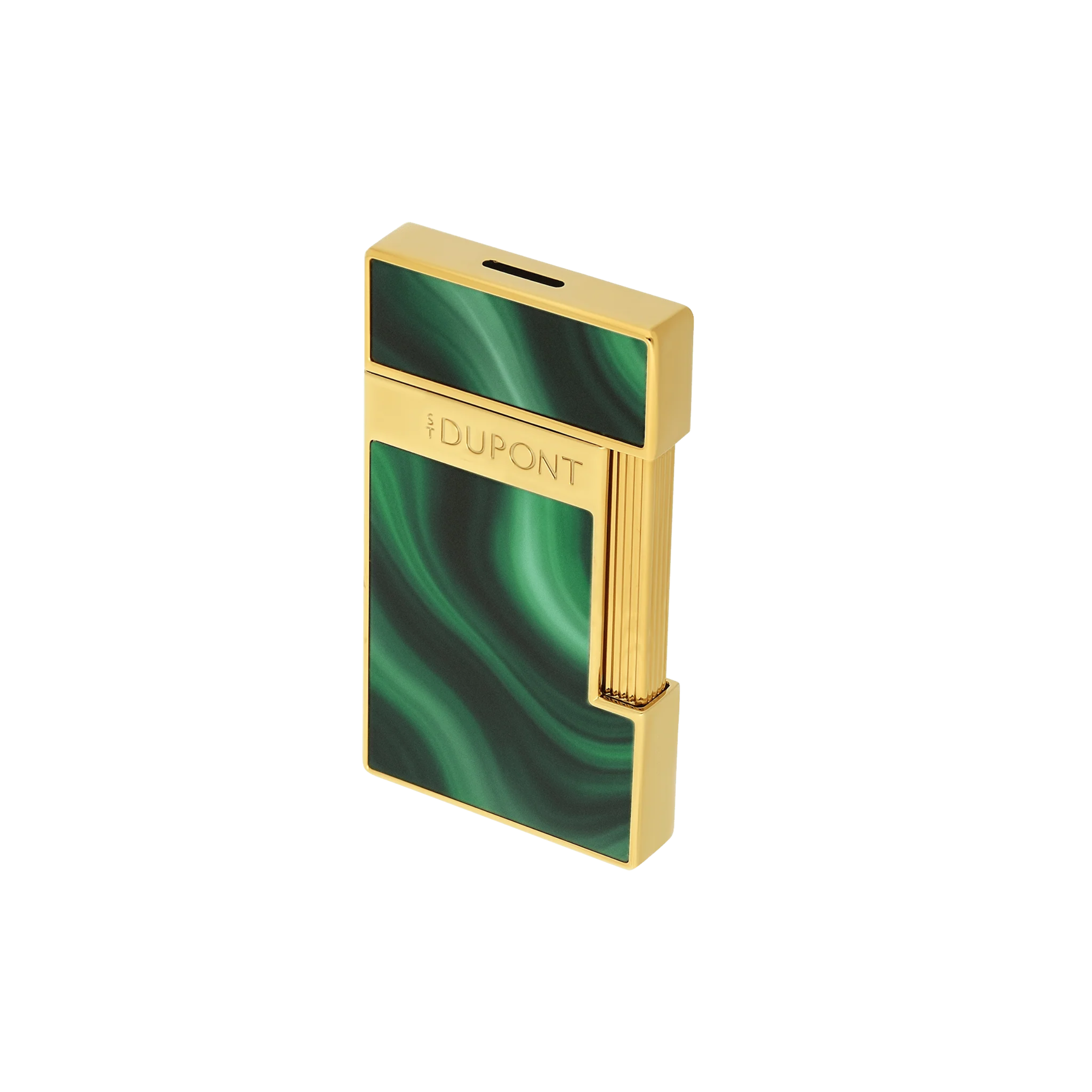 Accendino St Dupont Slimmy Blu Laccato Géode verde