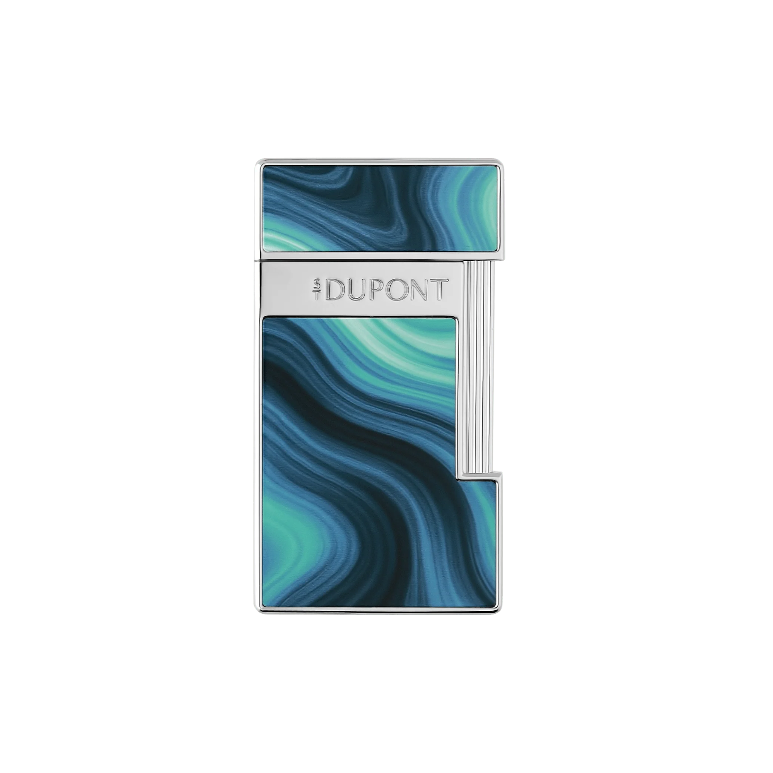 Accendino St Dupont Slimmy Blu Laccato Géode blu