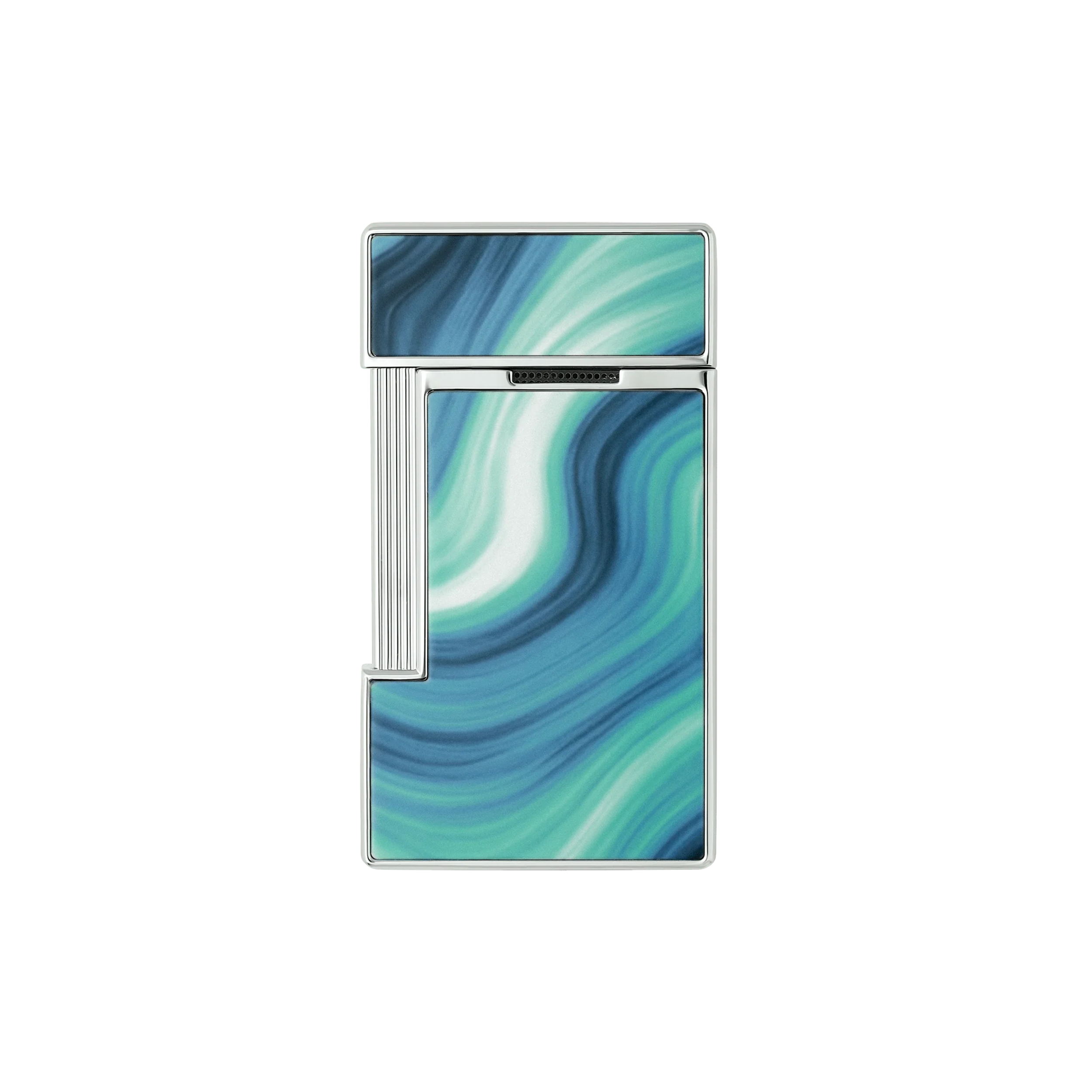 Accendino St Dupont Slimmy Blu Laccato Géode blu