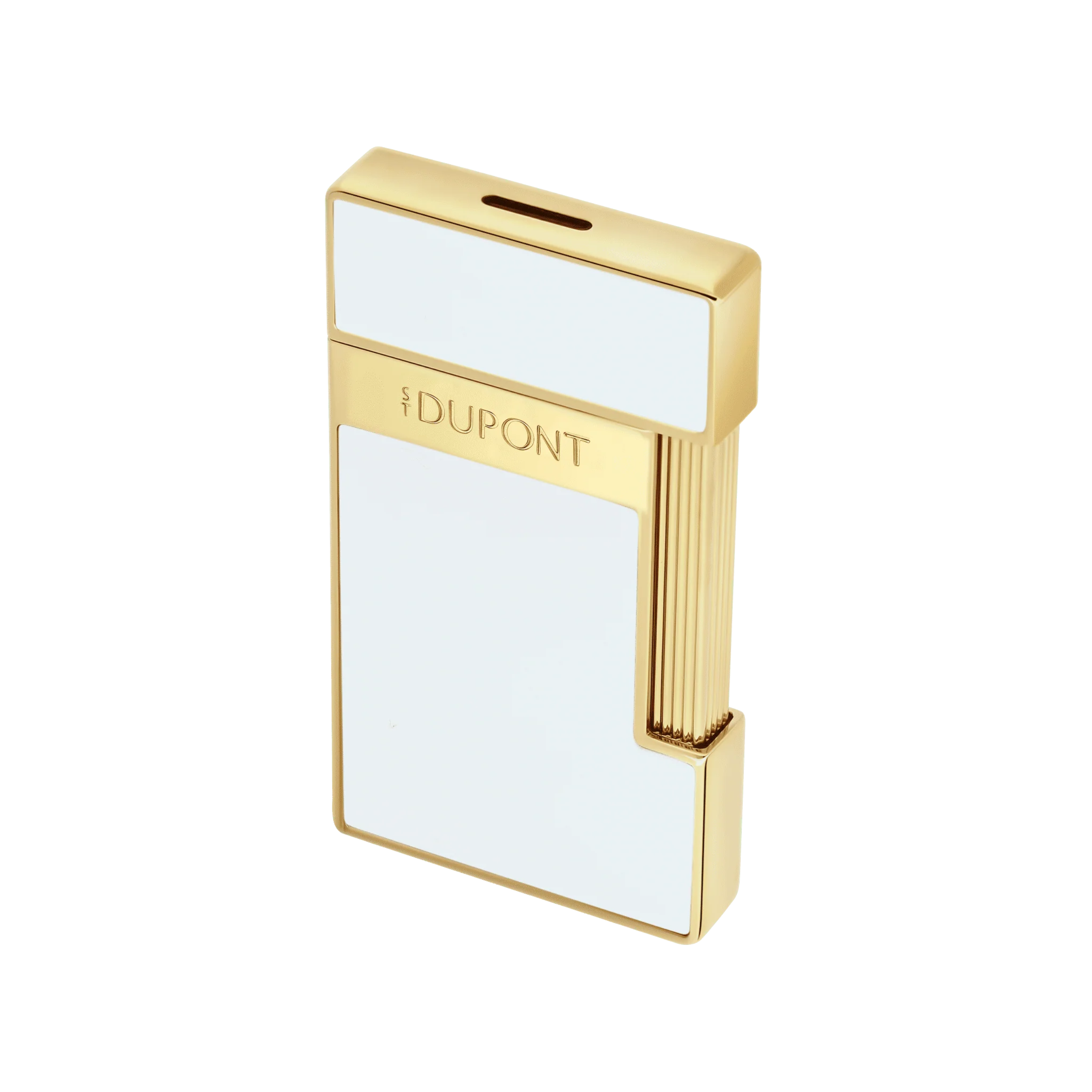 Accendino St Dupont slimmy Blu laccato bianco