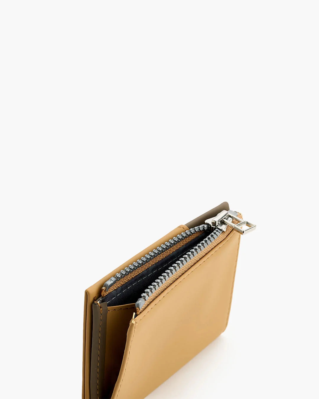 Portafoglio in pelle vegana Zip Coin Desert