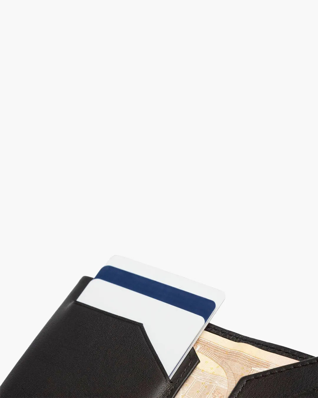Portafoglio in Pelle Town Black